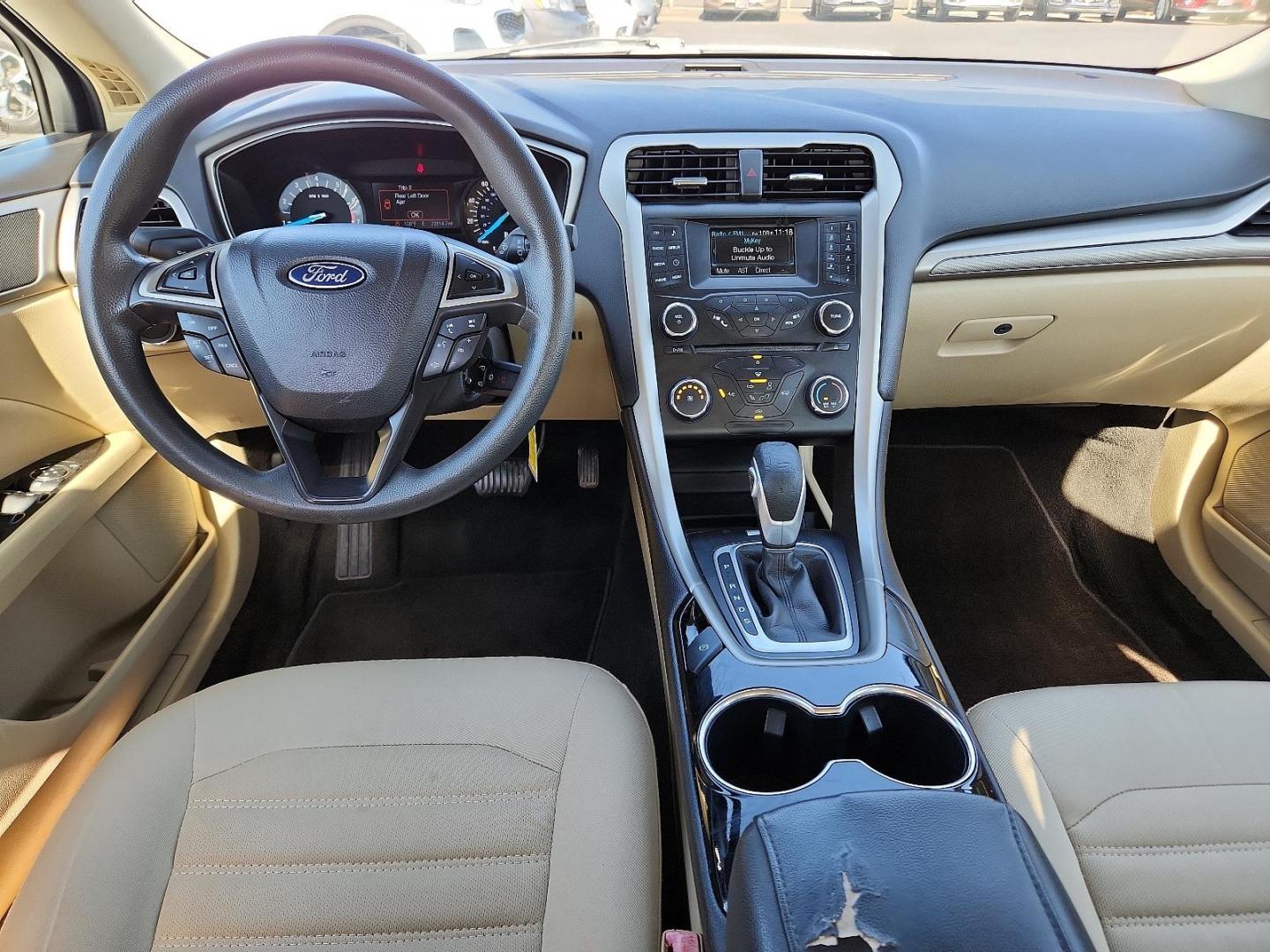 2014 Oxford White Ford Fusion SE (3FA6P0HDXER) with an ENGINE: 1.5L ECOBOOST engine, located at 4110 Avenue Q, Lubbock, 79412, 33.556553, -101.855820 - KEY IN ENVEN 08/09/2024 INSPECTION IN ENVELOPE GOD - Photo#5