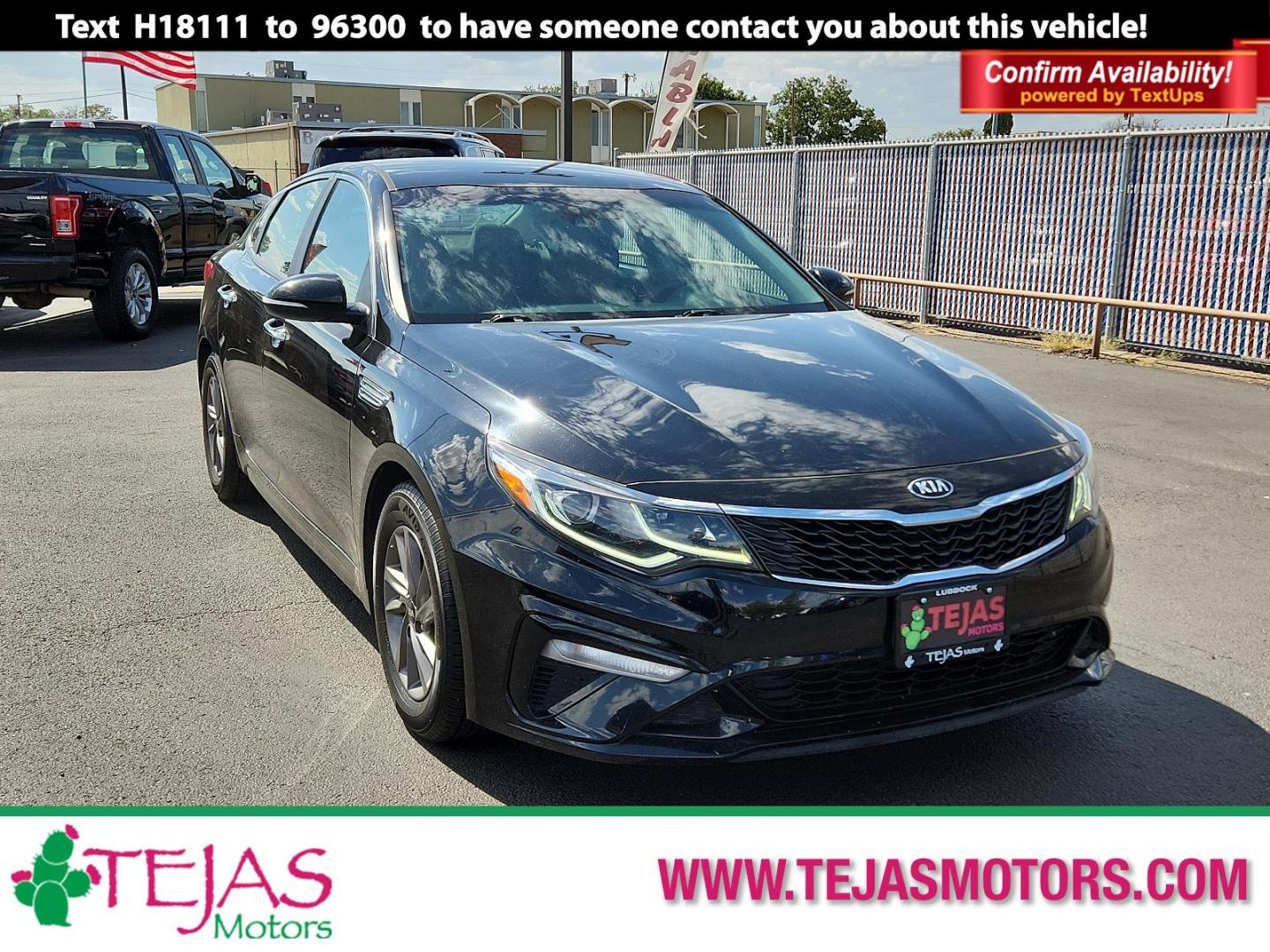 2020 BLACK Kia Optima LX (5XXGT4L34LG) with an Engine: 2.4L DOHC I4 GDI engine, located at 4110 Avenue Q, Lubbock, 79412, 33.556553, -101.855820 - 08/17/2024 INSPECTION IN ENVELOPE GOD 08/24/2024 KEY IN ENVELOPE GOD - Photo#0