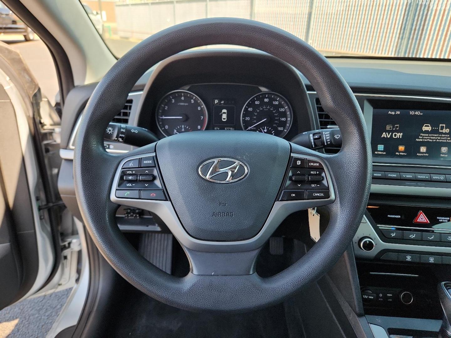 2018 SILVER Hyundai Elantra SEL (5NPD84LF5JH) with an Engine: 2.0L DOHC 16V 4-Cylinder D-CVVT MPI engine, located at 4110 Avenue Q, Lubbock, 79412, 33.556553, -101.855820 - 08/27/2024 KEY IN ENVELOPE GOD 09/05/2024 INSPECTION IN ENVELOPE GOD - Photo#10