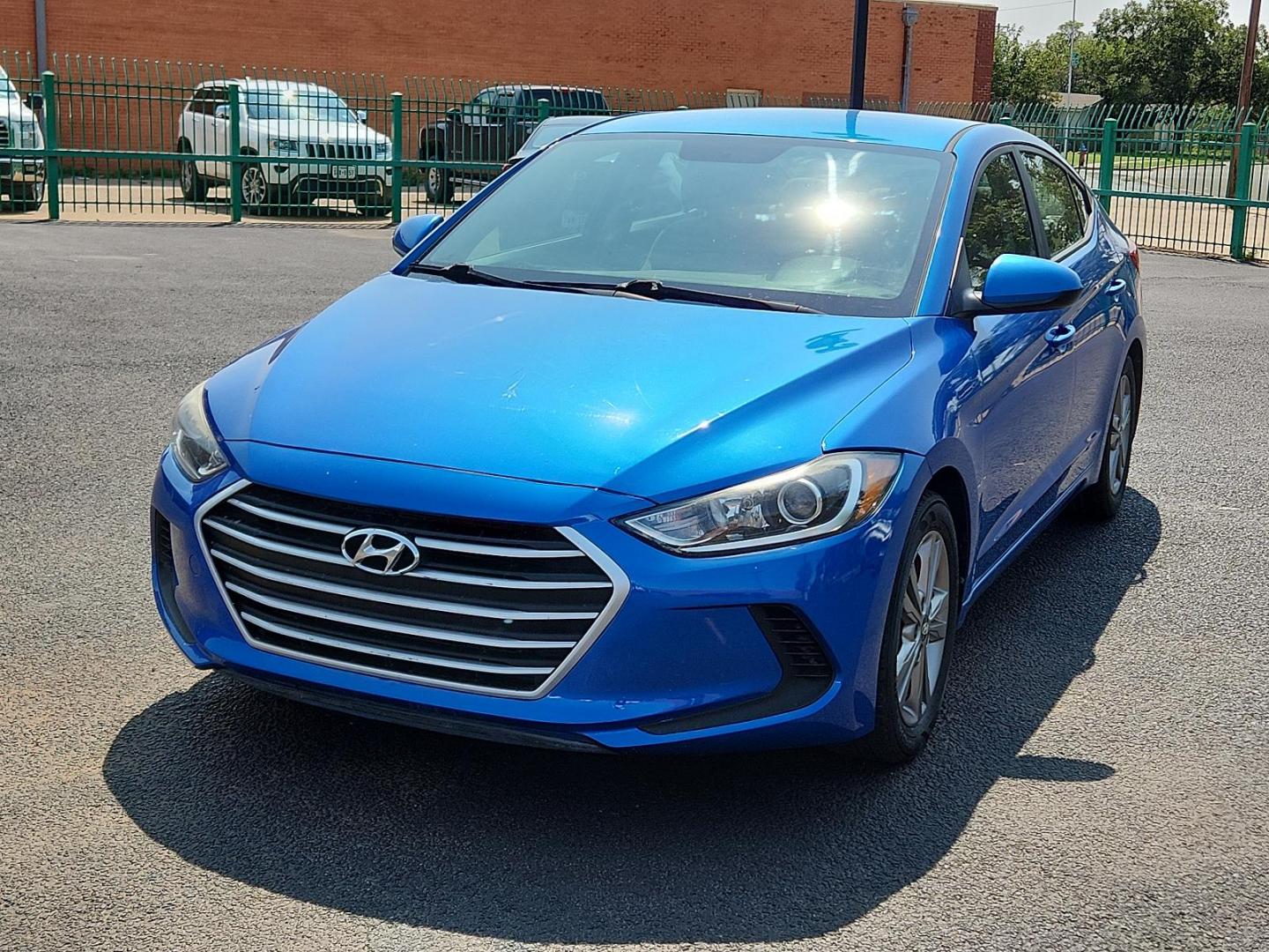 2017 BLUE Hyundai Elantra SE (KMHD84LF7HU) with an Engine: 2.0L DOHC 16V 4-Cylinder D-CVVT GDI engine, located at 4110 Avenue Q, Lubbock, 79412, 33.556553, -101.855820 - 09/03/2024 KEY IN ENVELOPE GOD 09/05/2024 INSPECTION IN ENVELOPE GOD - Photo#3