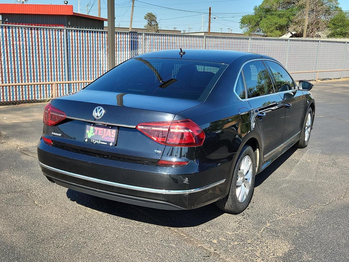 2017 BLACK Volkswagen Passat 1.8T S (1VWAT7A36HC) with an Engine: 1.8L TSI 170 HP 16V Turbo 4-Cylinder -inc: direct injection engine, located at 4110 Avenue Q, Lubbock, 79412, 33.556553, -101.855820 - 09/19/2024 INSECTION IN ENVELOPE GOD 09/21/2024 KEY IN ENVELOPE GOD - Photo#1