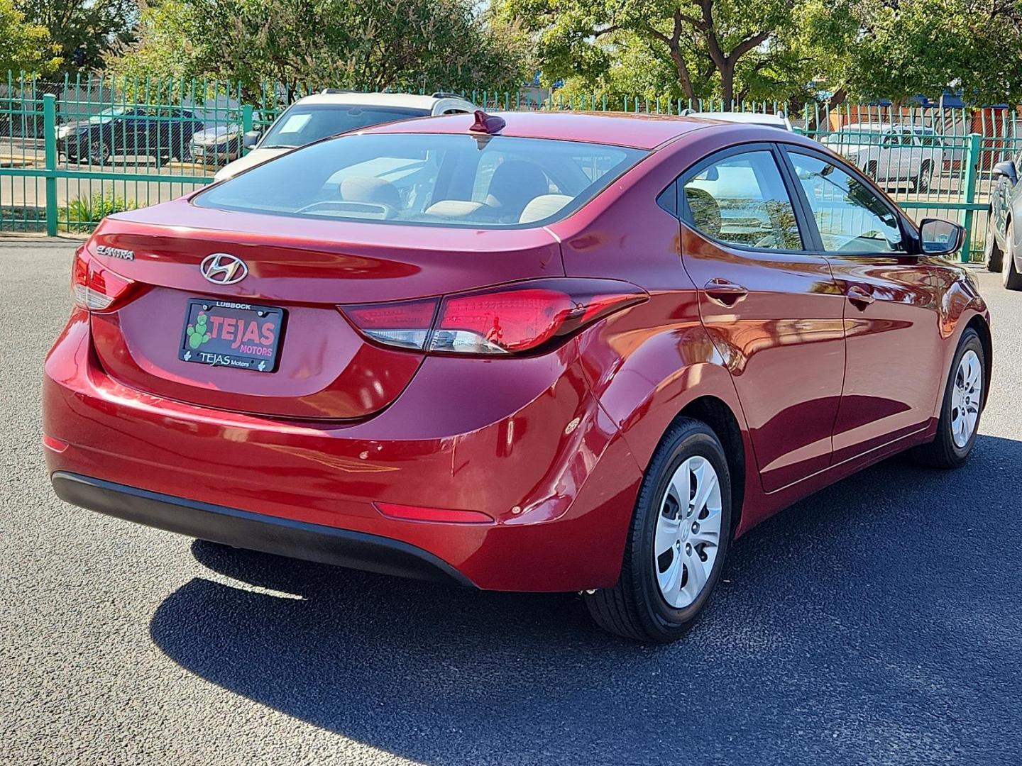 2016 RED Hyundai Elantra SE (5NPDH4AE8GH) with an Engine:1.8L DOHC 16V 4-Cylinder D-CVVT MPI engine, located at 4110 Avenue Q, Lubbock, 79412, 33.556553, -101.855820 - 09/17/2024 INSPECTION IN ENVELOPE GOD 10/01/2024 KEY IN ENVELOPE GOD - Photo#1