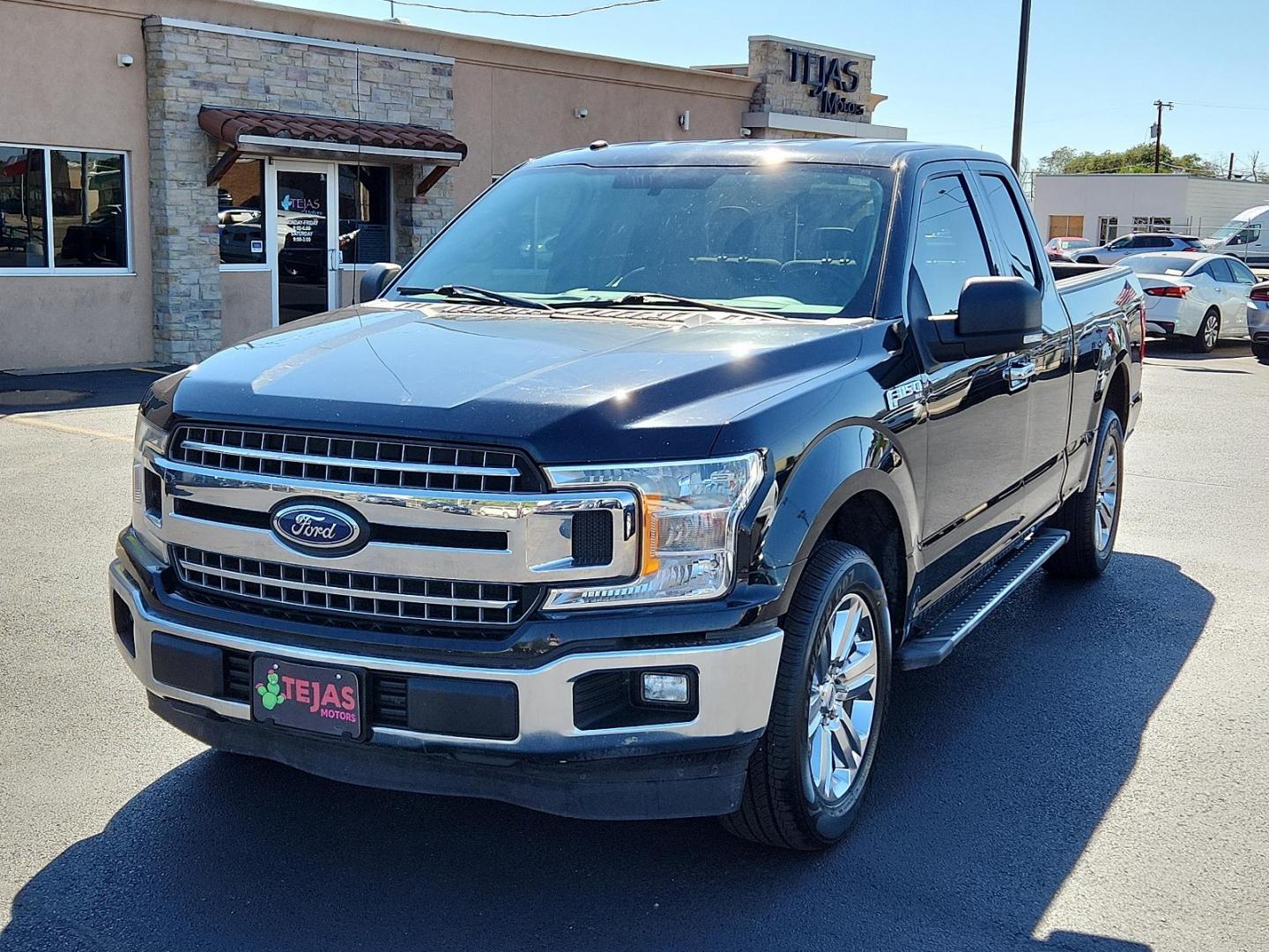 2018 BLACK Ford F-150 XLT (1FTEX1C58JK) with an ENGINE: 5.0L V8 engine, located at 4110 Avenue Q, Lubbock, 79412, 33.556553, -101.855820 - 09/17/2024 INSPECTIONB IN ENVELOPE GOD 09/27/2024 KEY IN ENVELOPE GOD - Photo#1