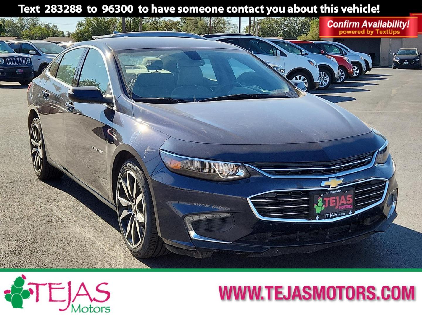 2017 Arctic Blue Metallic - GGB /Dark Atmosphere/Medium Ash Gray - H1H Chevrolet Malibu LT (1G1ZE5ST4HF) with an ENGINE, 1.5L TURBO DOHC 4-CYLINDER DI engine, located at 4110 Avenue Q, Lubbock, 79412, 33.556553, -101.855820 - 09/26/2024 INSPECTION IN ENVELOPE GOD - Photo#0