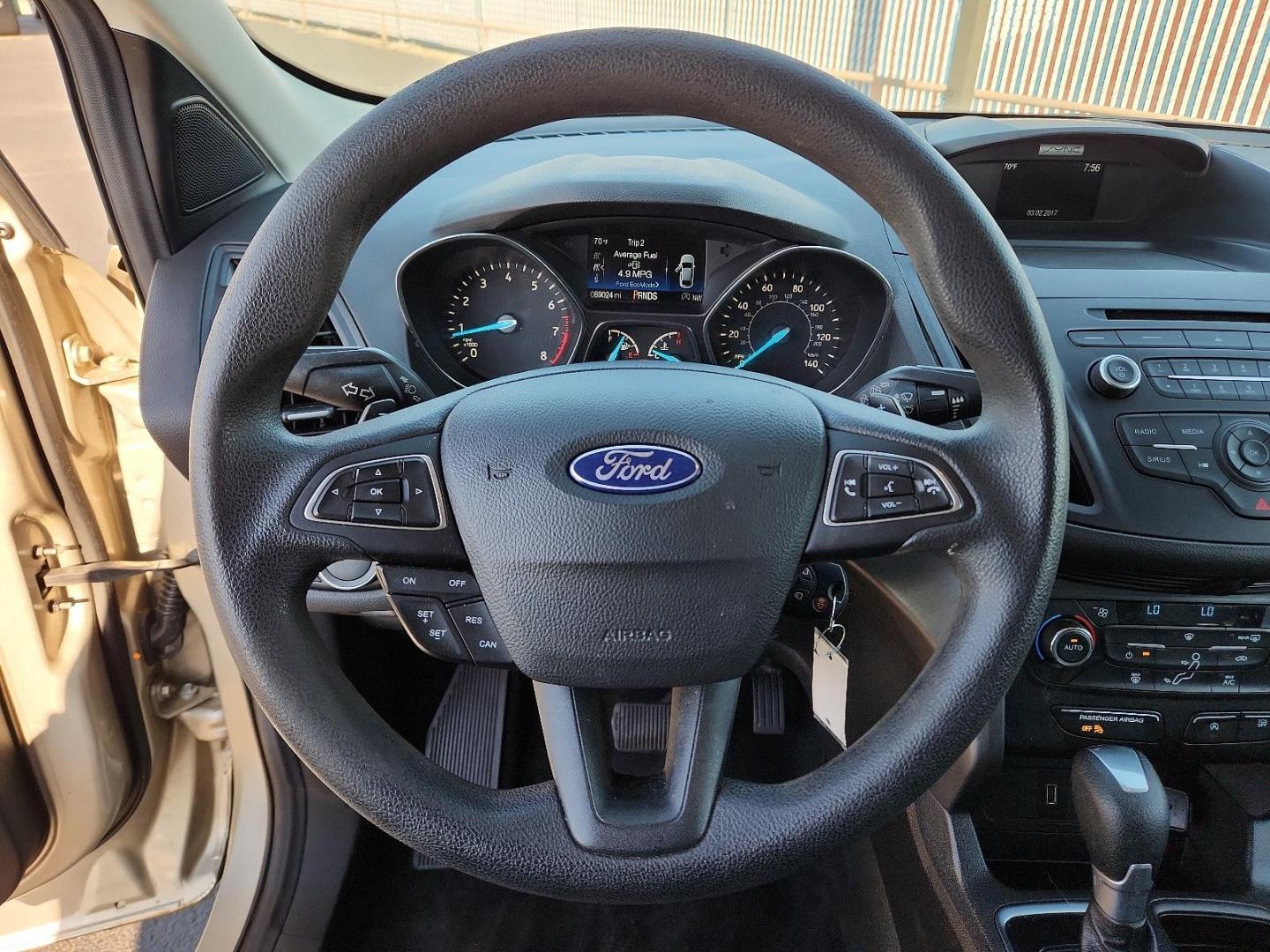 2017 GOLD Ford Escape SE (1FMCU0GD2HU) with an ENGINE: 1.5L ECOBOOST engine, located at 4110 Avenue Q, Lubbock, 79412, 33.556553, -101.855820 - 10/04/2024INSPECTION IN ENVELOPE GOD 10/08/2024 KEY IN ENVELOPE GOD - Photo#10