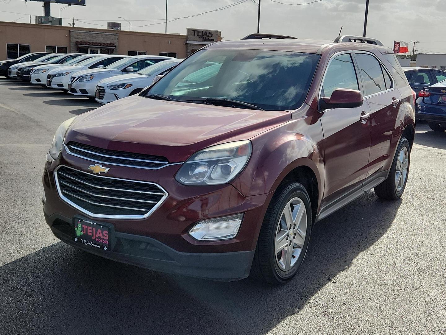 2016 RED Chevrolet Equinox LT (2GNALCEK8G1) with an ENGINE, 2.4L DOHC 4-CYLINDER SIDI (SPARK IGNITION DIRECT INJECTION) engine, located at 4110 Avenue Q, Lubbock, 79412, 33.556553, -101.855820 - 10/08/2024 KEY IN ENVELOPE GOD - Photo#3