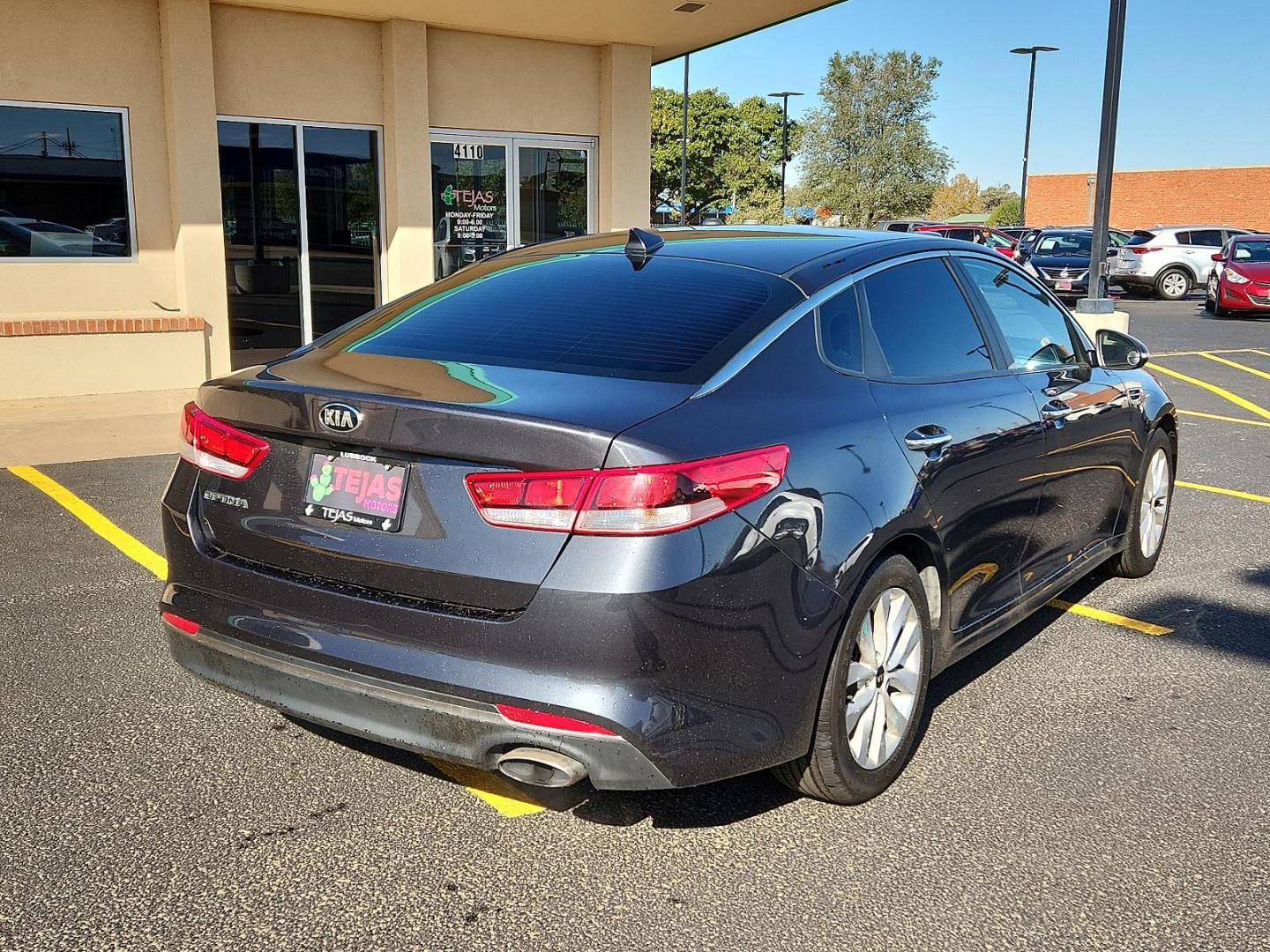 2017 GRAY Kia Optima LX (5XXGT4L39HG) with an Engine: 2.4L DOHC I4 GDI engine, located at 4110 Avenue Q, Lubbock, 79412, 33.556553, -101.855820 - 10/11/2024 INSPECTION IN ENVELOPE GOD 10/22/2024 KEY IN ENVELOPE GOD - Photo#1