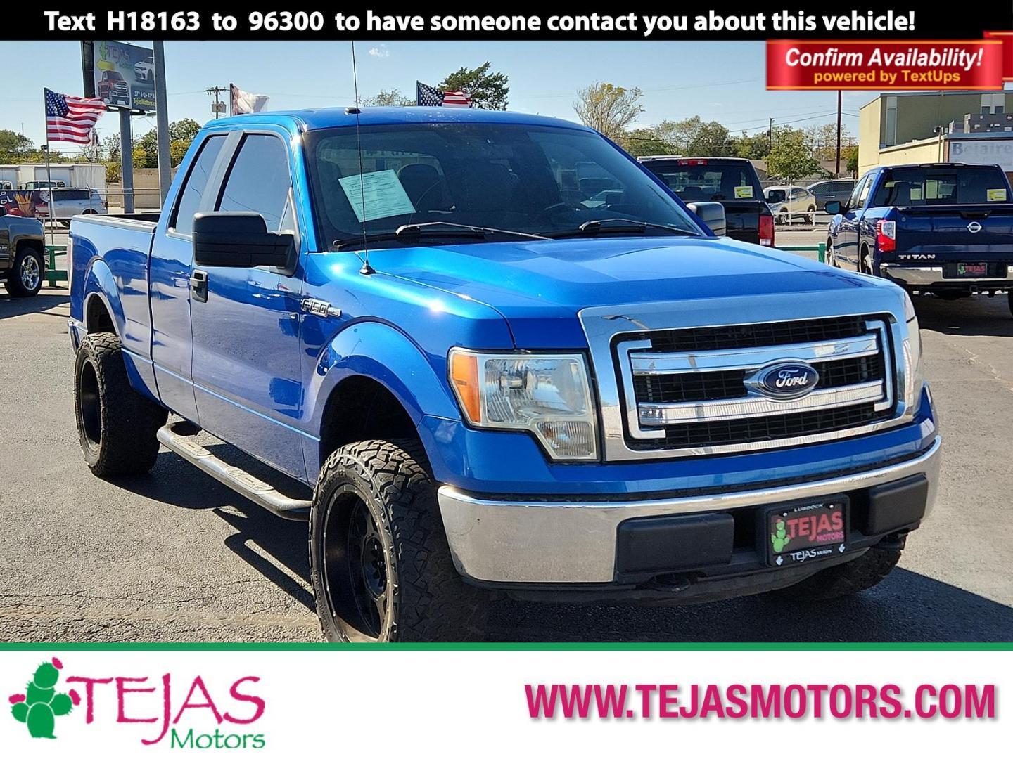 2013 BLUE Ford F-150 XLT (1FTEX1EMXDF) with an 3.7L V6 FFV ENGINE engine, located at 4110 Avenue Q, Lubbock, 79412, 33.556553, -101.855820 - 10/11/2024 INSPECTION IN ENVELOPE GOD 10/12/2024 KEY IN ENVELOPE GOD - Photo#0