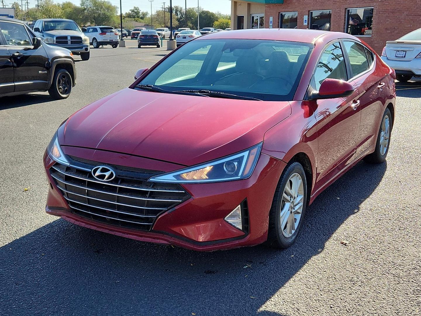 2020 RED Hyundai Elantra SEL (KMHD84LF4LU) with an Engine: 2.0L DOHC 16V 4-Cylinder D-CVVT MPI engine, located at 4110 Avenue Q, Lubbock, 79412, 33.556553, -101.855820 - 10/11/2024 INSPECTION IN ENVELOPE GOD 10/18/2024 KEY IN ENVELOPE GOD - Photo#3