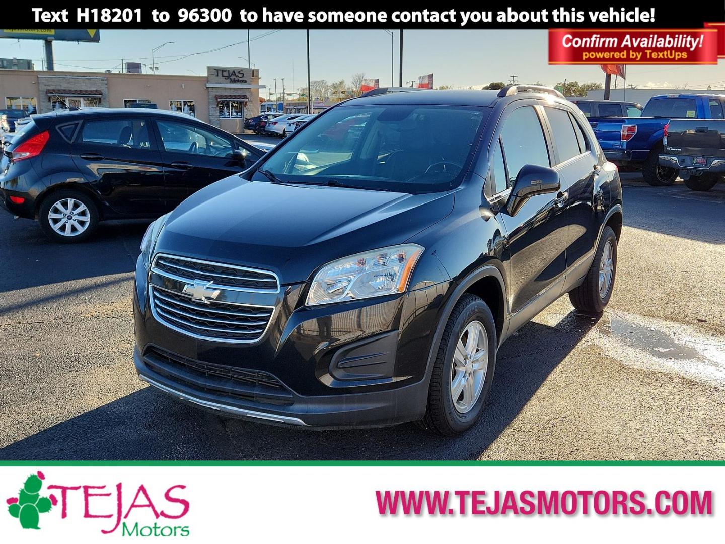 2015 GRAY Chevrolet Trax LT (3GNCJRSB6FL) with an ENGINE, ECOTEC TURBO 1.4L VARIABLE VALVE TIMING DOHC 4-CYLINDER SEQUENTIAL MFI engine, located at 4110 Avenue Q, Lubbock, 79412, 33.556553, -101.855820 - 11/01/2024 INSPECTION IN ENVELOPE GOD - Photo#0