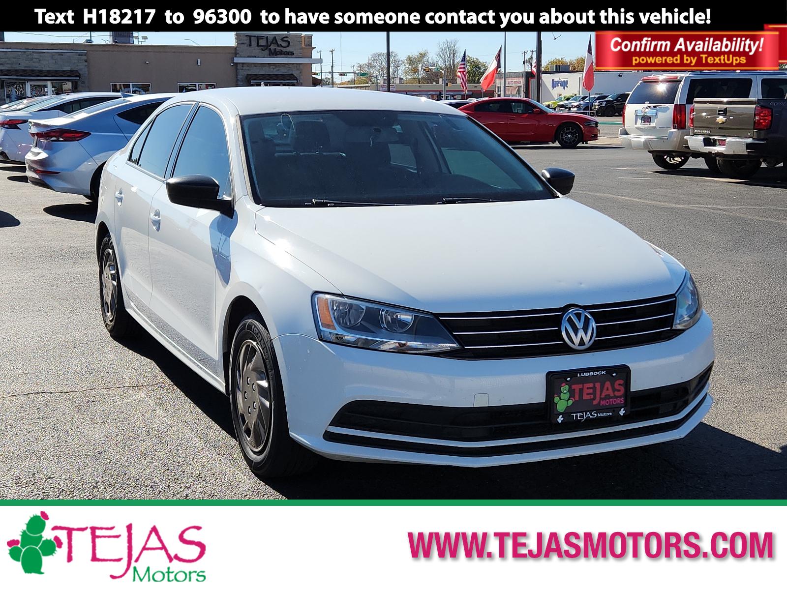 photo of 2015 Volkswagen Jetta Sedan 2.0L S w/Technology