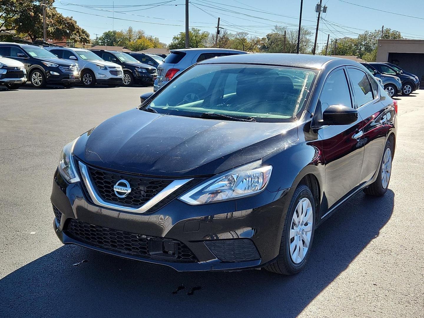 2019 BLACK Nissan Sentra S (3N1AB7AP3KY) with an Engine: 1.8L DOHC 16-Valve 4-Cylinder engine, located at 4110 Avenue Q, Lubbock, 79412, 33.556553, -101.855820 - Photo#3