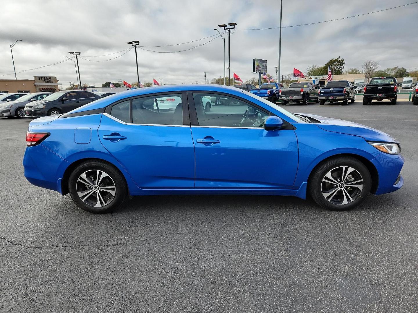 2021 BLUE /Charcoal - G Nissan Sentra SV (3N1AB8CV3MY) with an Engine: 2.0L DOHC 4-Cylinder engine, located at 4110 Avenue Q, Lubbock, 79412, 33.556553, -101.855820 - 11/23/2024 INSPECTION IN ENVELOPE GOD - Photo#1