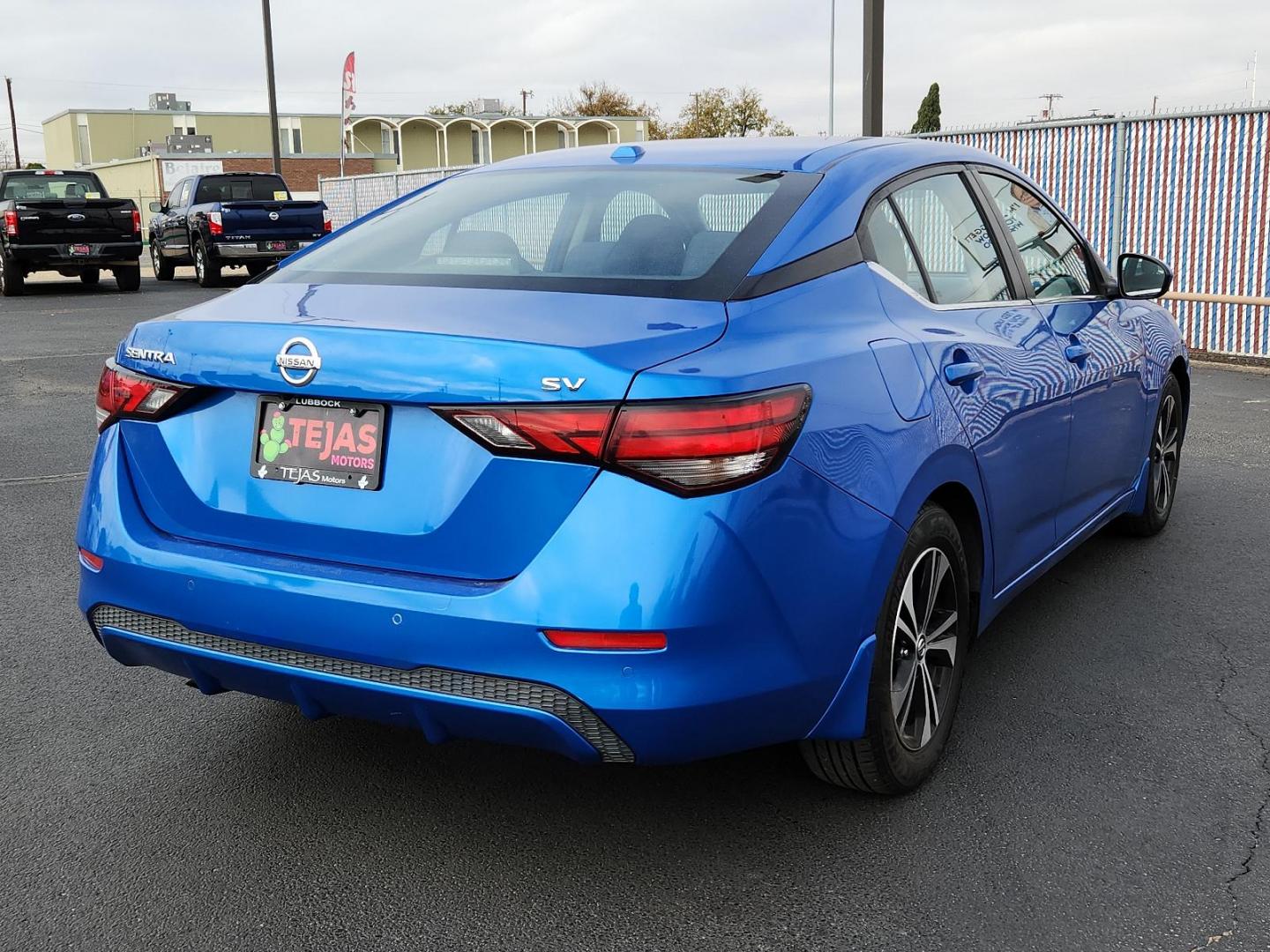 2021 BLUE /Charcoal - G Nissan Sentra SV (3N1AB8CV3MY) with an Engine: 2.0L DOHC 4-Cylinder engine, located at 4110 Avenue Q, Lubbock, 79412, 33.556553, -101.855820 - 11/23/2024 INSPECTION IN ENVELOPE GOD - Photo#2