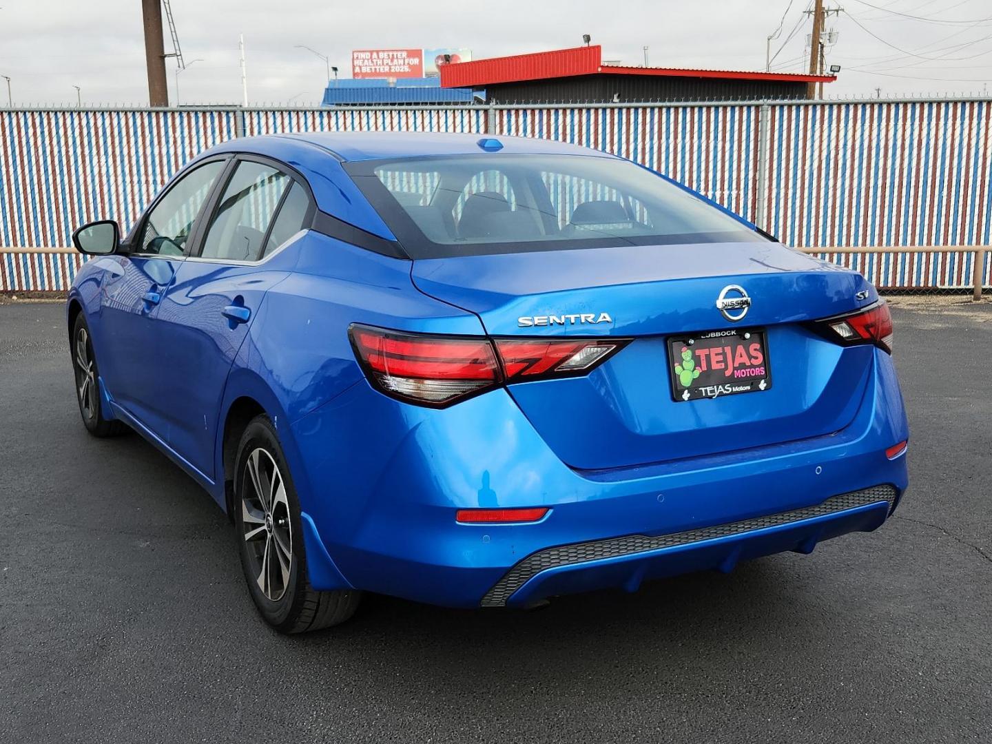 2021 BLUE /Charcoal - G Nissan Sentra SV (3N1AB8CV3MY) with an Engine: 2.0L DOHC 4-Cylinder engine, located at 4110 Avenue Q, Lubbock, 79412, 33.556553, -101.855820 - 11/23/2024 INSPECTION IN ENVELOPE GOD - Photo#3