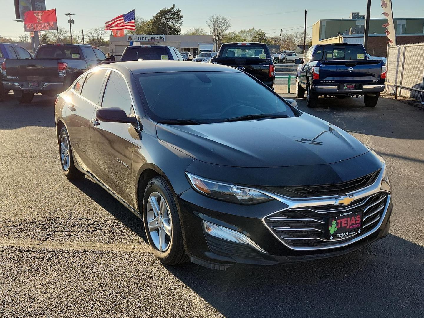 2020 BLACK Chevrolet Malibu LS (1G1ZB5ST1LF) with an ENGINE, 1.5L TURBO DOHC 4-CYLINDER DI engine, located at 4110 Avenue Q, Lubbock, 79412, 33.556553, -101.855820 - 11/26/2024 inspection in envelope god - Photo#1