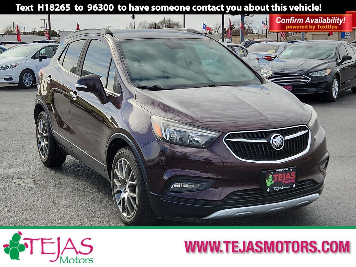 2017 PURPLE Buick Encore Sport Touring (KL4CJ1SB9HB) with an ENGINE, ECOTEC TURBO 1.4L VARIABLE VALVE TIMING DOHC 4-CYLINDER SEQUENTIAL MFI engine, located at 4110 Avenue Q, Lubbock, 79412, 33.556553, -101.855820 - 12/26/2024 INSPECTION IN ENVELOPE GOD 12/27/2024 KEY IN ENVELOPE GOD - Photo#0