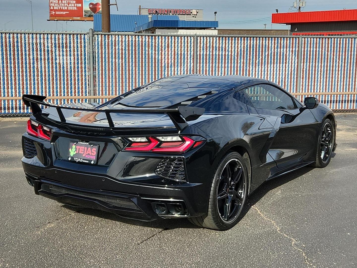 2023 Black - GBA /Jet Black - HTA Chevrolet Corvette 1LT (1G1YA2D46P5) with an ENGINE, 6.2L V8 DI, HIGH-OUTPUT engine, located at 4110 Avenue Q, Lubbock, 79412, 33.556553, -101.855820 - Photo#1