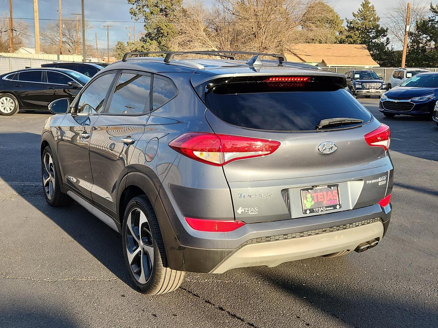 2017 GRAY Hyundai Tucson Limited (KM8J3CA24HU) with an Engine: 1.6L GDI Turbo 4-Cylinder engine, located at 4110 Avenue Q, Lubbock, 79412, 33.556553, -101.855820 - 01/18/2025 KEY IN ENVELOPE GOD - Photo#2