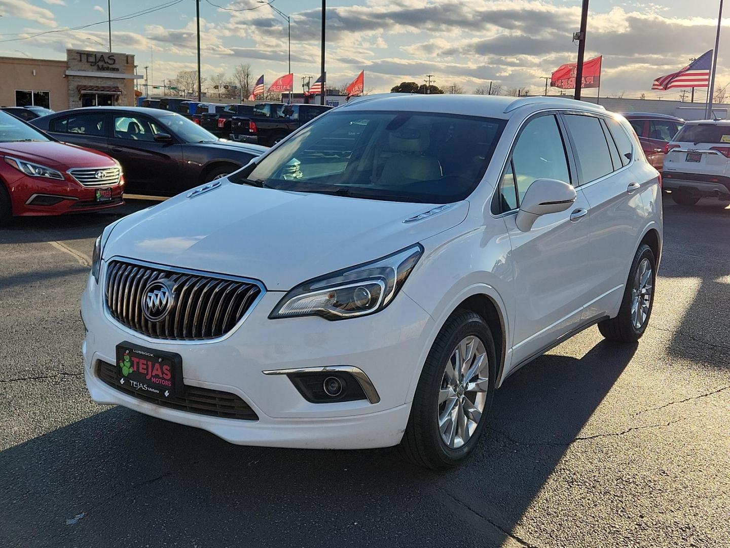 2017 WHITE Buick Envision Essence (LRBFXBSA7HD) with an ENGINE, 2.5L DOHC 4-CYLINDER SIDI engine, located at 4110 Avenue Q, Lubbock, 79412, 33.556553, -101.855820 - 01/18/2025 KEY IN ENVELOPE GOD - Photo#3