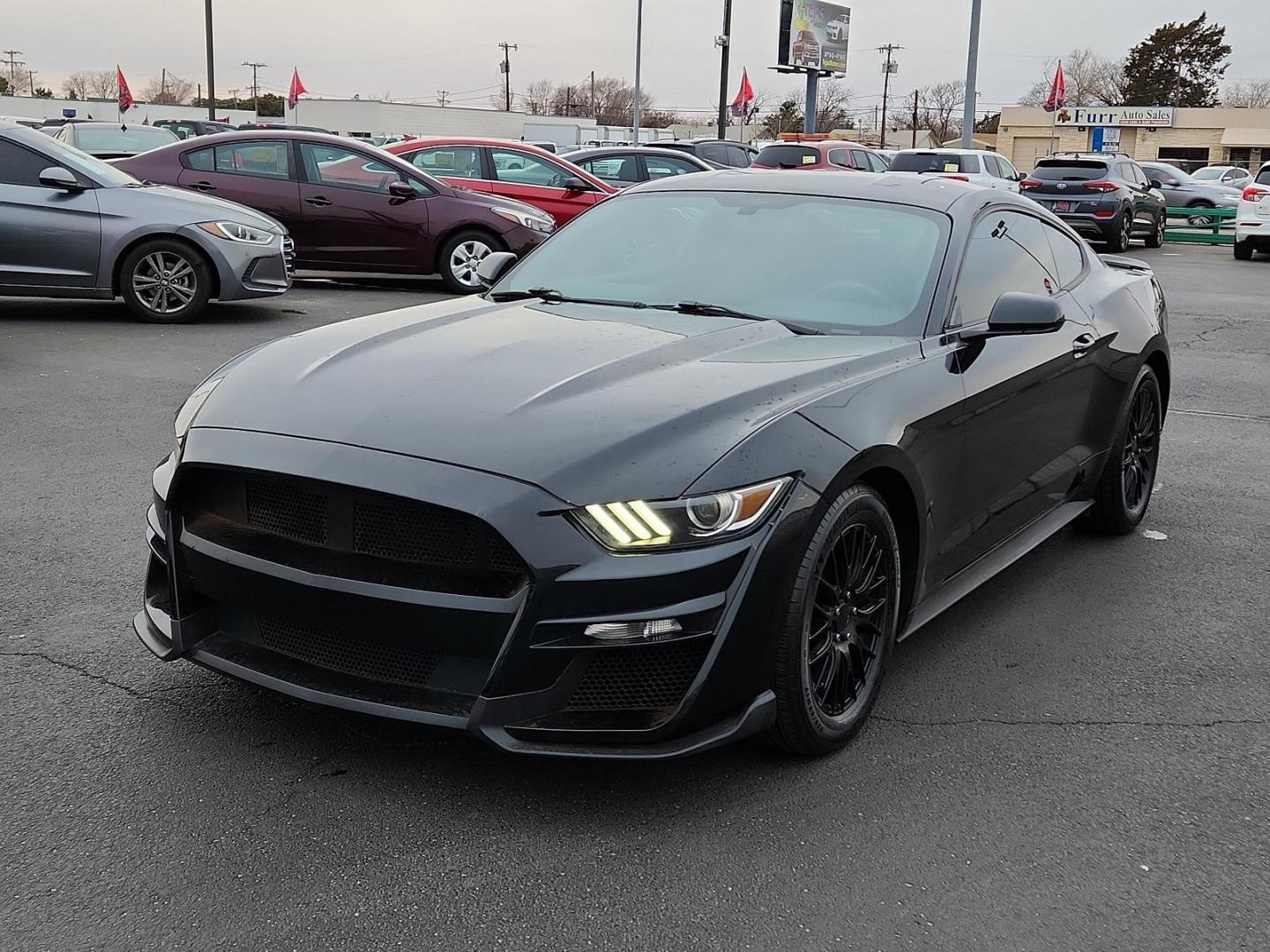 2015 Black Ford Mustang V6 (1FA6P8AM5F5) with an ENGINE: 3.7L TI-VCT V6 engine, located at 4110 Avenue Q, Lubbock, 79412, 33.556553, -101.855820 - 01/18/2025 KEY IN ENVELOPE GOD - Photo#3