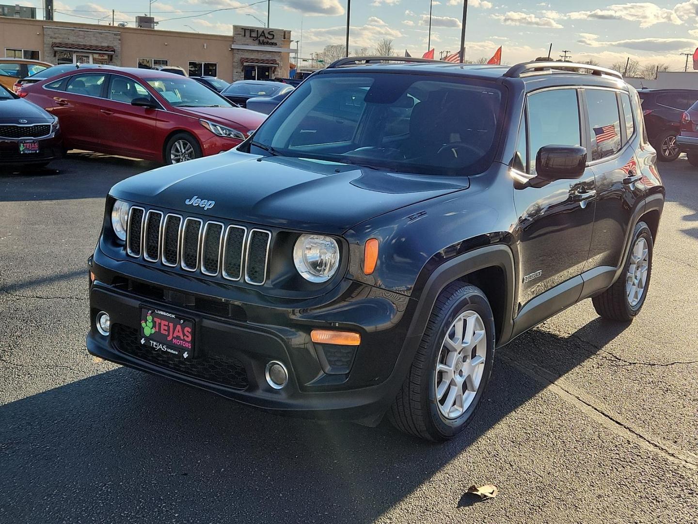 2020 BLACK Jeep Renegade Latitude (ZACNJABBXLP) with an ENGINE: 2.4L I4 ZERO EVAP M-AIR engine, located at 4110 Avenue Q, Lubbock, 79412, 33.556553, -101.855820 - 01/23/2025 KEY IN ENVELOPE GOD - Photo#3