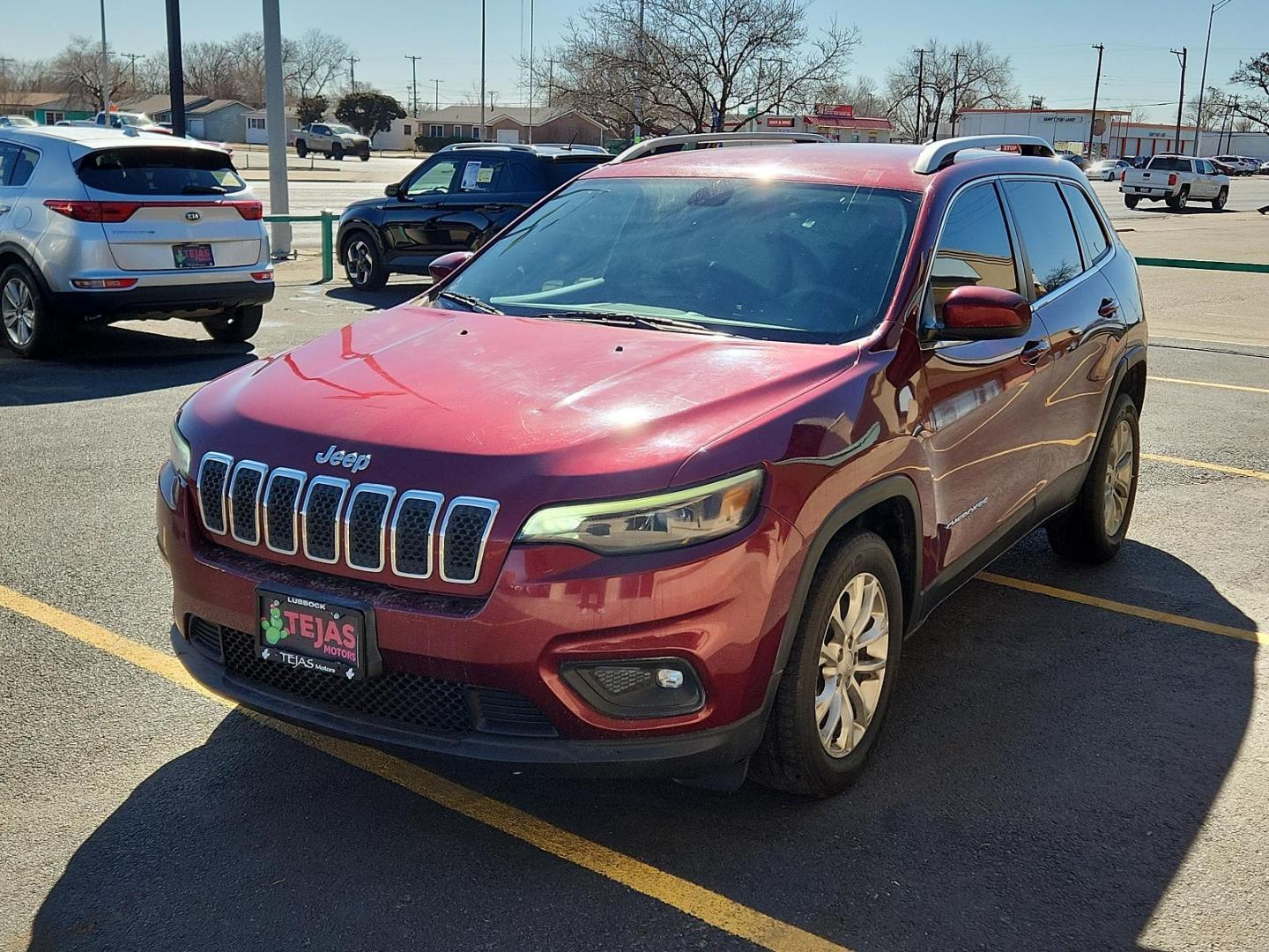 2019 RED Jeep Cherokee Latitude (1C4PJLCB7KD) with an ENGINE: 2.4L I4 ZERO EVAP M-AIR W/ESS engine, located at 4110 Avenue Q, Lubbock, 79412, 33.556553, -101.855820 - 01/29/2025 KEY INENVELOPE GOD - Photo#3