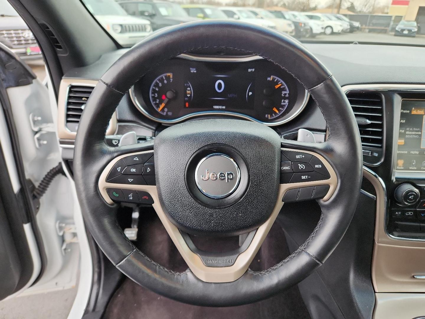 2015 WHITE Jeep Grand Cherokee Limited (1C4RJEBG4FC) with an ENGINE: 3.6L V6 24V VVT engine, located at 4110 Avenue Q, Lubbock, 79412, 33.556553, -101.855820 - 01/23/2025 KEY IN ENVELOPE GOD - Photo#10