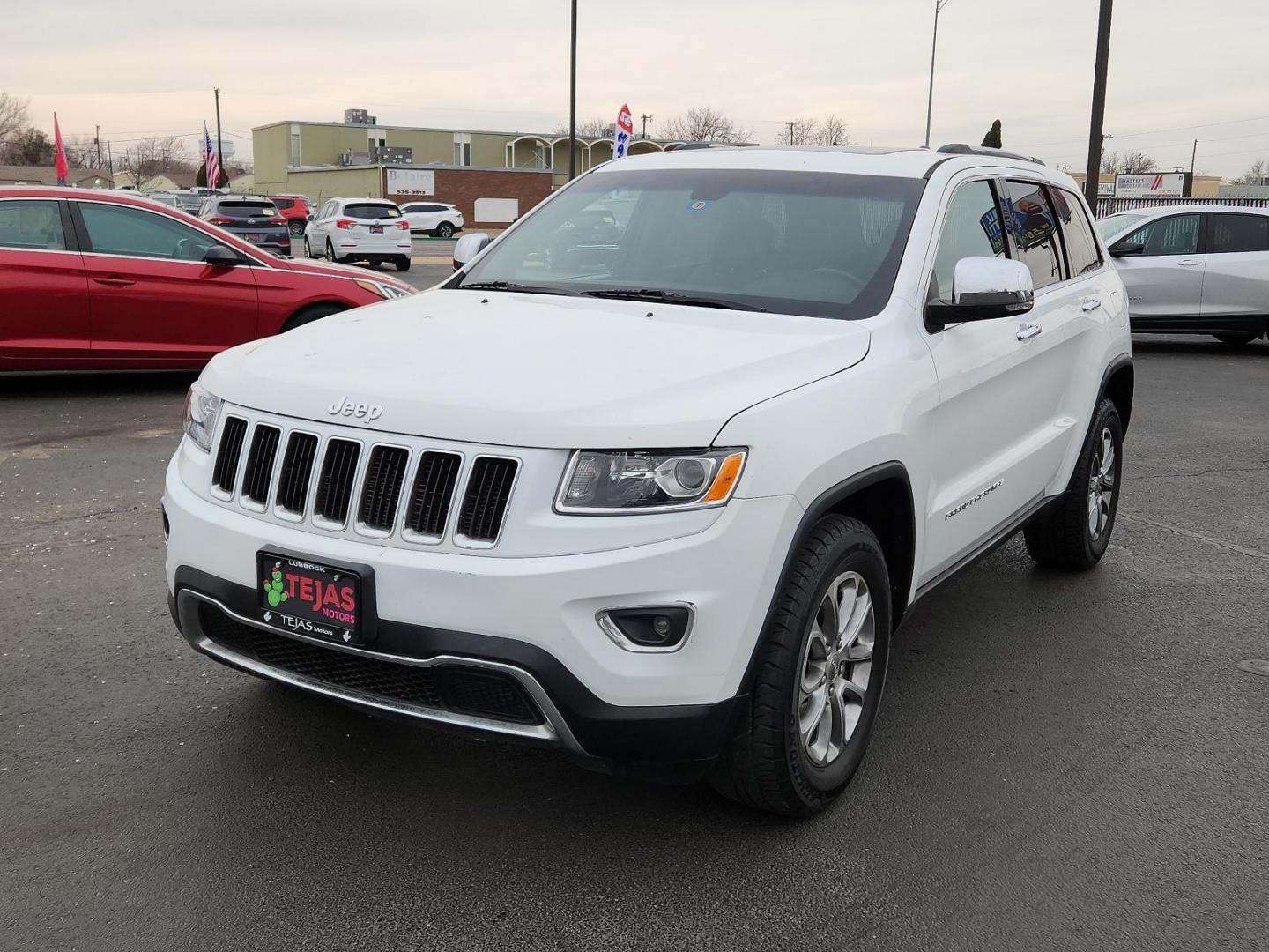 2015 WHITE Jeep Grand Cherokee Limited (1C4RJEBG4FC) with an ENGINE: 3.6L V6 24V VVT engine, located at 4110 Avenue Q, Lubbock, 79412, 33.556553, -101.855820 - 01/23/2025 KEY IN ENVELOPE GOD - Photo#3