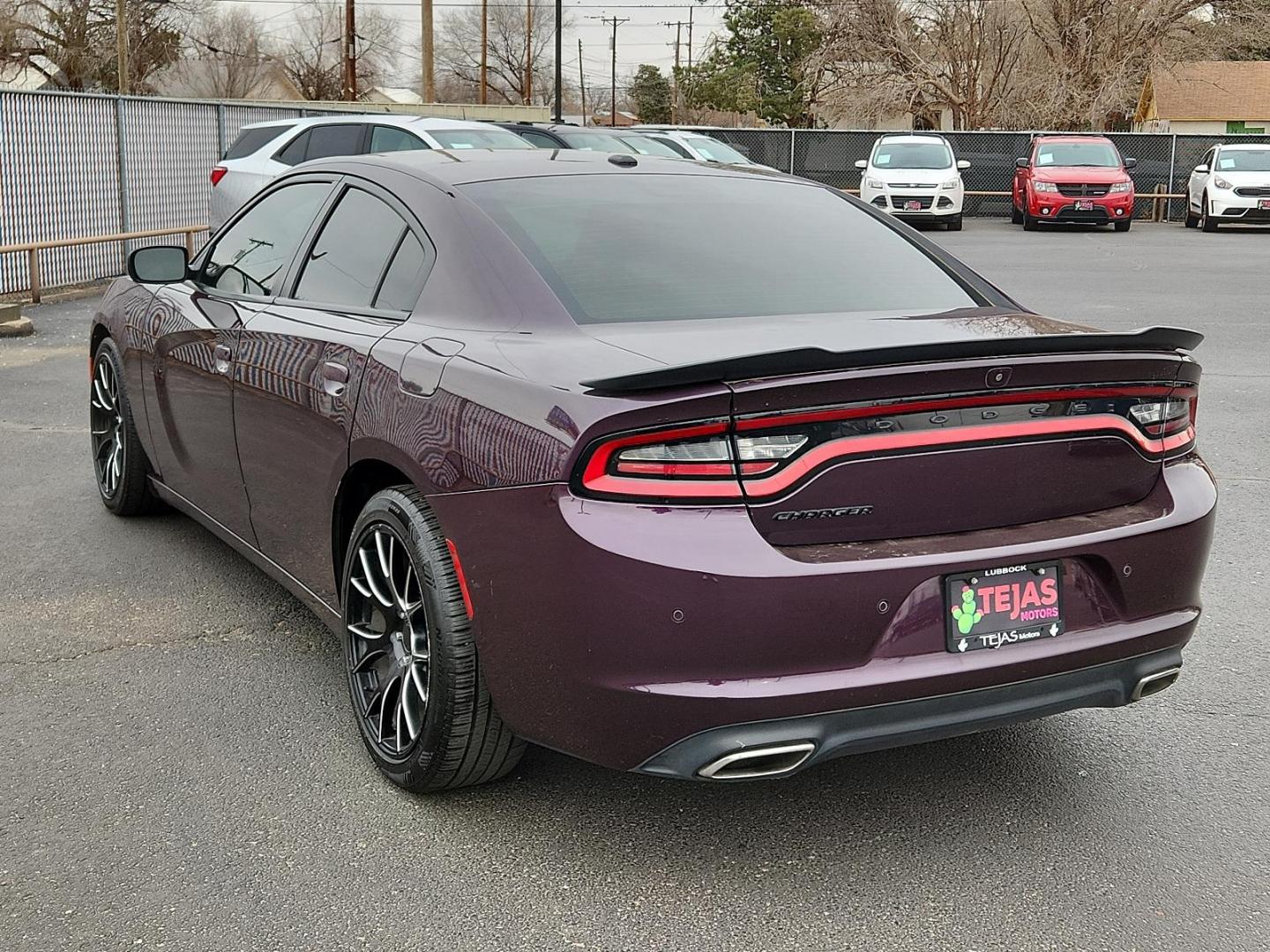 2020 purple Dodge Charger SXT (2C3CDXBG6LH) with an ENGINE: 3.6L V6 24V VVT engine, located at 4110 Avenue Q, Lubbock, 79412, 33.556553, -101.855820 - 01/25/2025 KEY IN ENVELOPE GOD - Photo#2