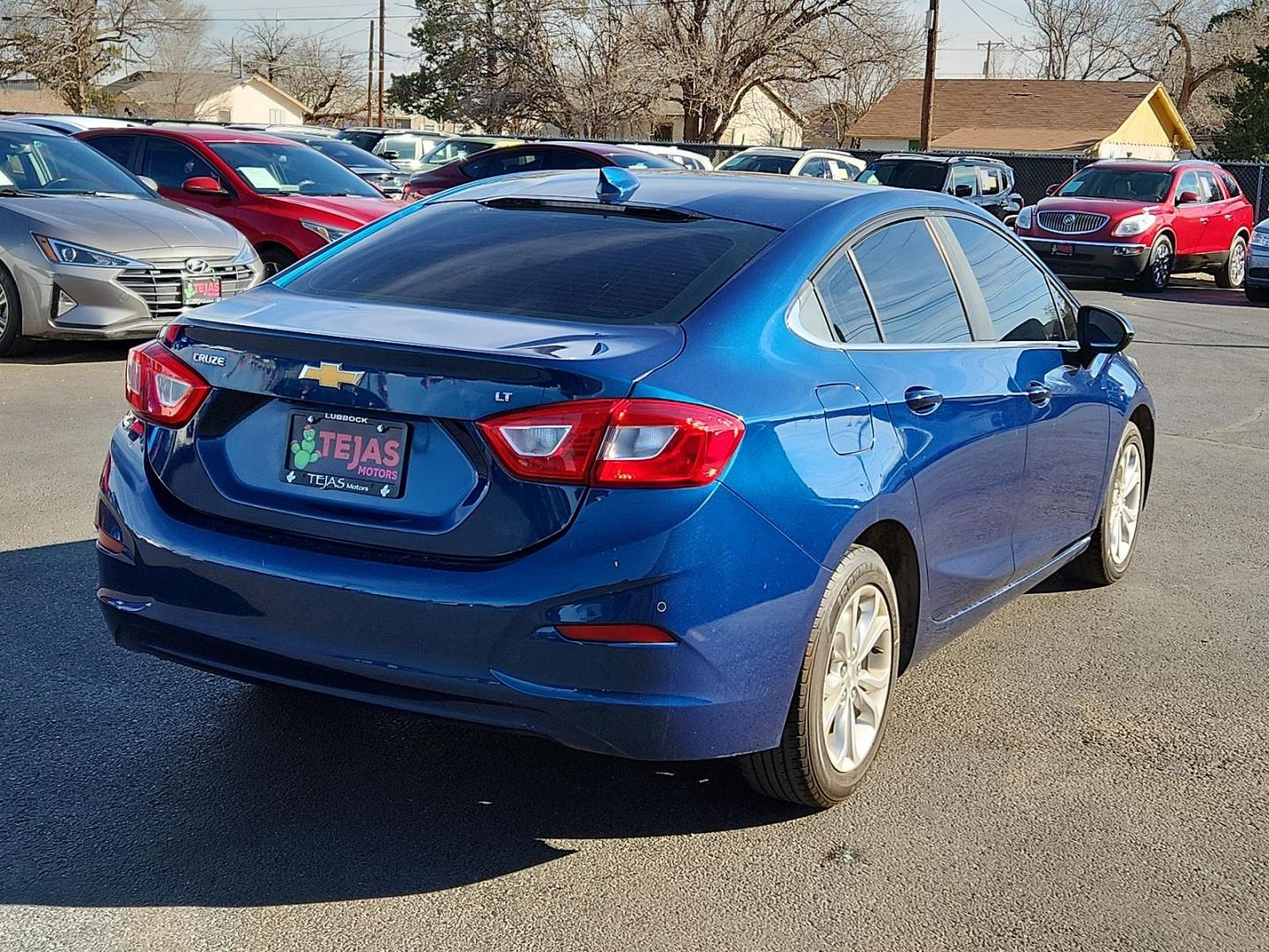 2019 BLUE Chevrolet Cruze LT (1G1BE5SM9K7) with an ENGINE, 1.4L TURBO DOHC 4-CYLINDER DI engine, located at 4110 Avenue Q, Lubbock, 79412, 33.556553, -101.855820 - 01/18/2025 KEY IN ENVELOPE GOD - Photo#1