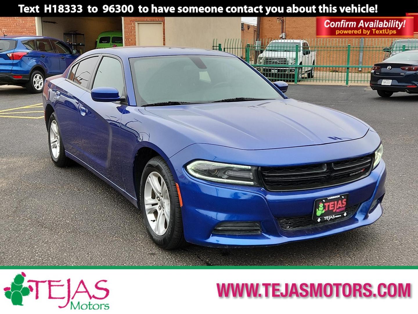 2019 BLUE Dodge Charger SXT (2C3CDXBG8KH) with an ENGINE: 3.6L V6 24V VVT engine, located at 4110 Avenue Q, Lubbock, 79412, 33.556553, -101.855820 - 01/29/2025 KEY IN ENVELOPE GOD - Photo#0