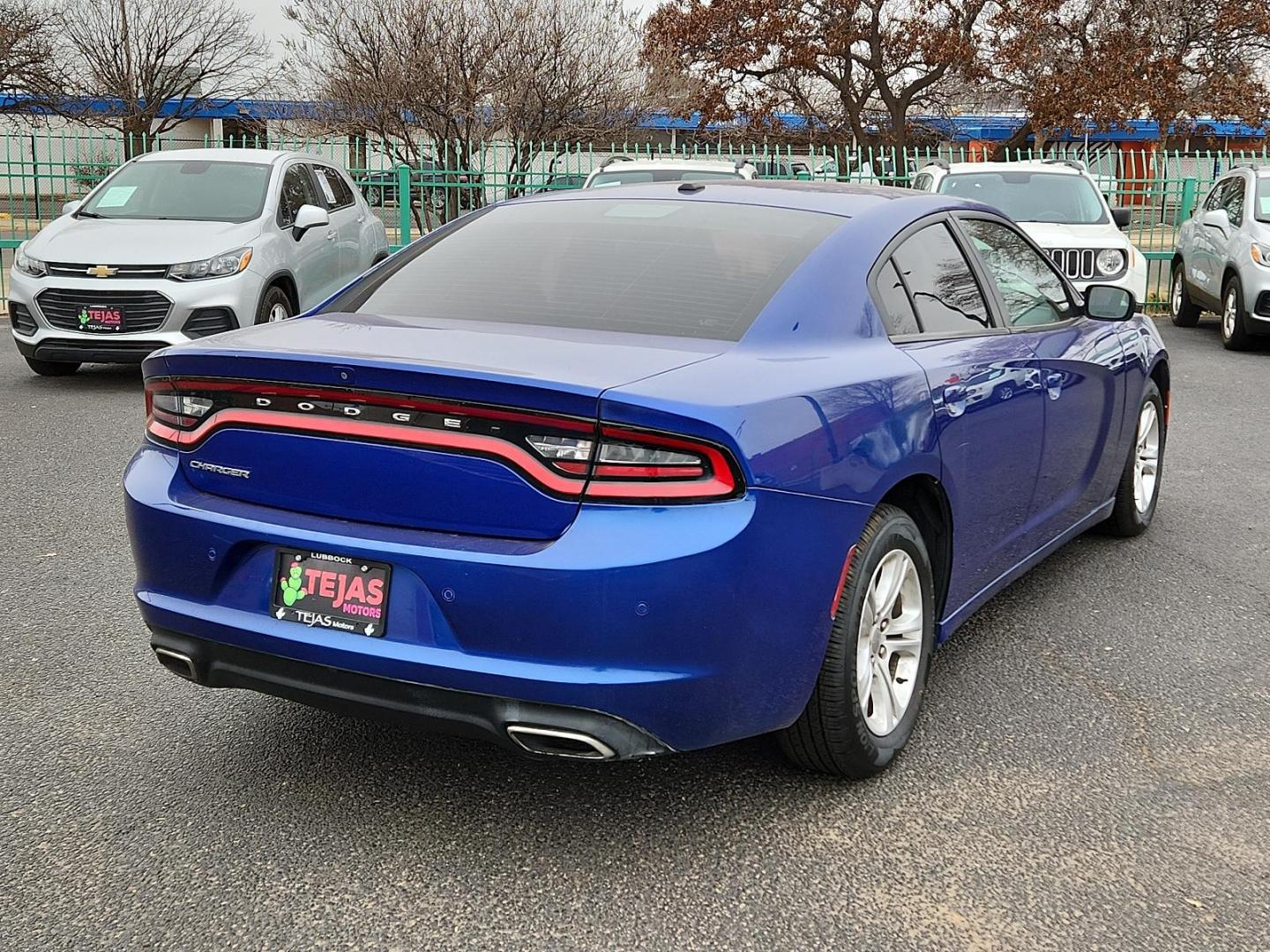 2019 BLUE Dodge Charger SXT (2C3CDXBG8KH) with an ENGINE: 3.6L V6 24V VVT engine, located at 4110 Avenue Q, Lubbock, 79412, 33.556553, -101.855820 - 01/29/2025 KEY IN ENVELOPE GOD - Photo#1