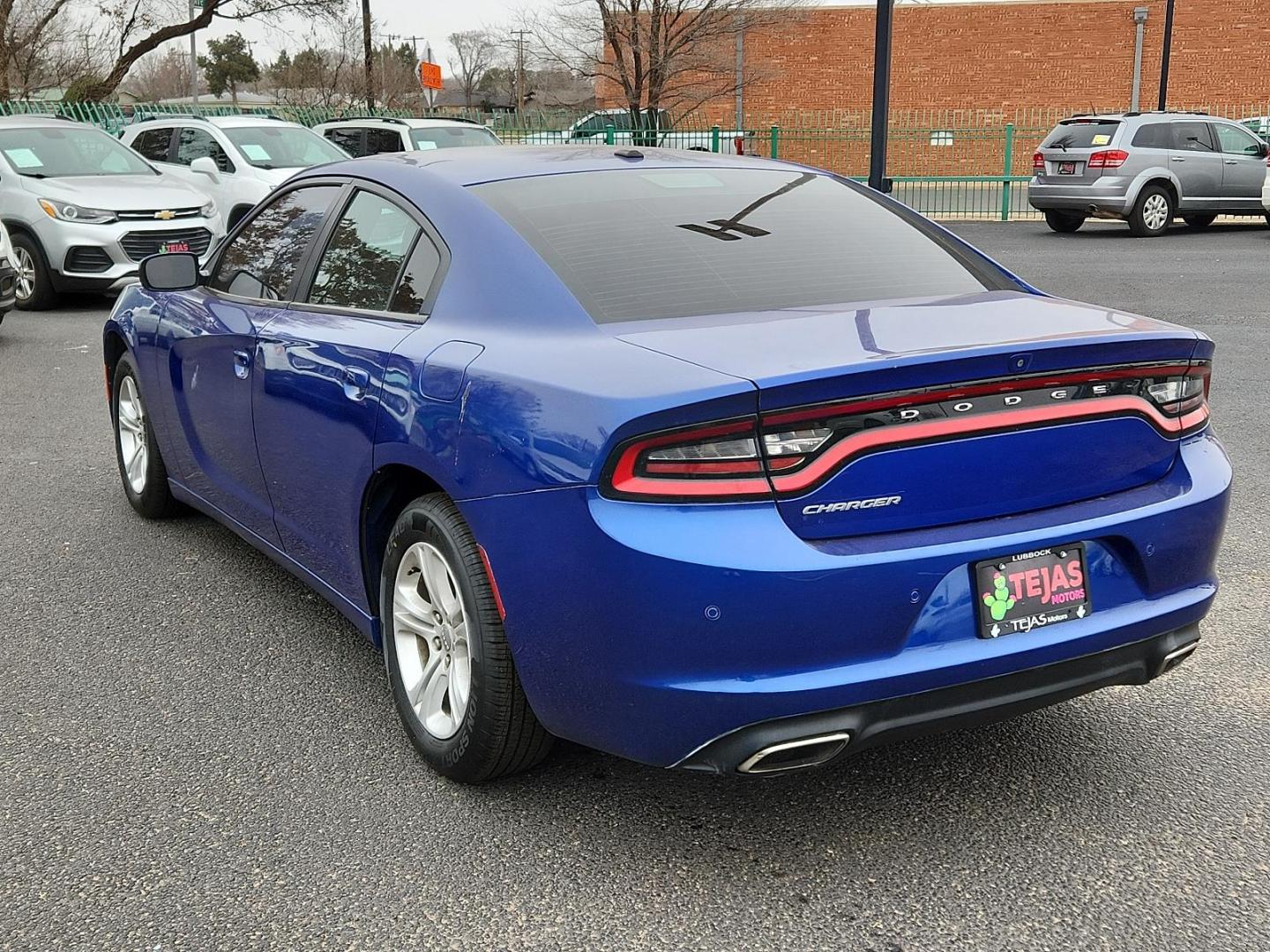 2019 BLUE Dodge Charger SXT (2C3CDXBG8KH) with an ENGINE: 3.6L V6 24V VVT engine, located at 4110 Avenue Q, Lubbock, 79412, 33.556553, -101.855820 - 01/29/2025 KEY IN ENVELOPE GOD - Photo#2