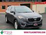 2017 GRAY Kia Sorento LX (5XYPG4A34HG) with an Engine: 2.4L DOHC GDI I4 engine, located at 4110 Avenue Q, Lubbock, 79412, 33.556553, -101.855820 - Photo#0