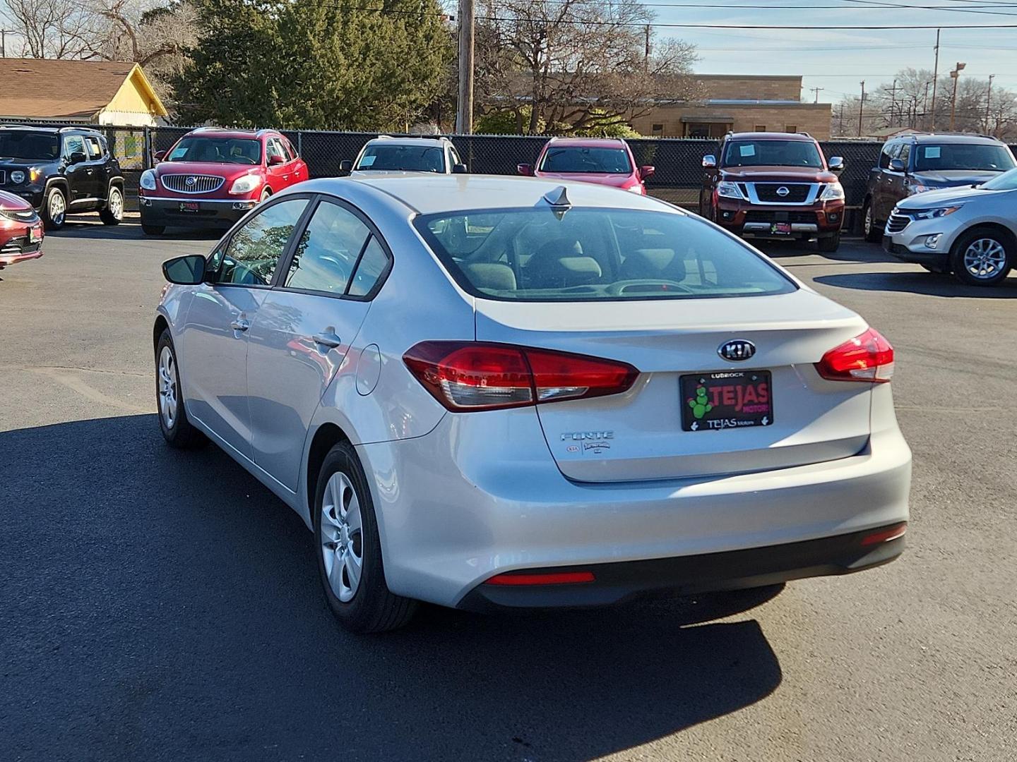 2017 SILVER Kia Forte LX (3KPFK4A74HE) with an Engine: 2.0L I4 DOHC D-CVVT MPI engine, located at 4110 Avenue Q, Lubbock, 79412, 33.556553, -101.855820 - 01/31/2025 key in envelope god - Photo#2