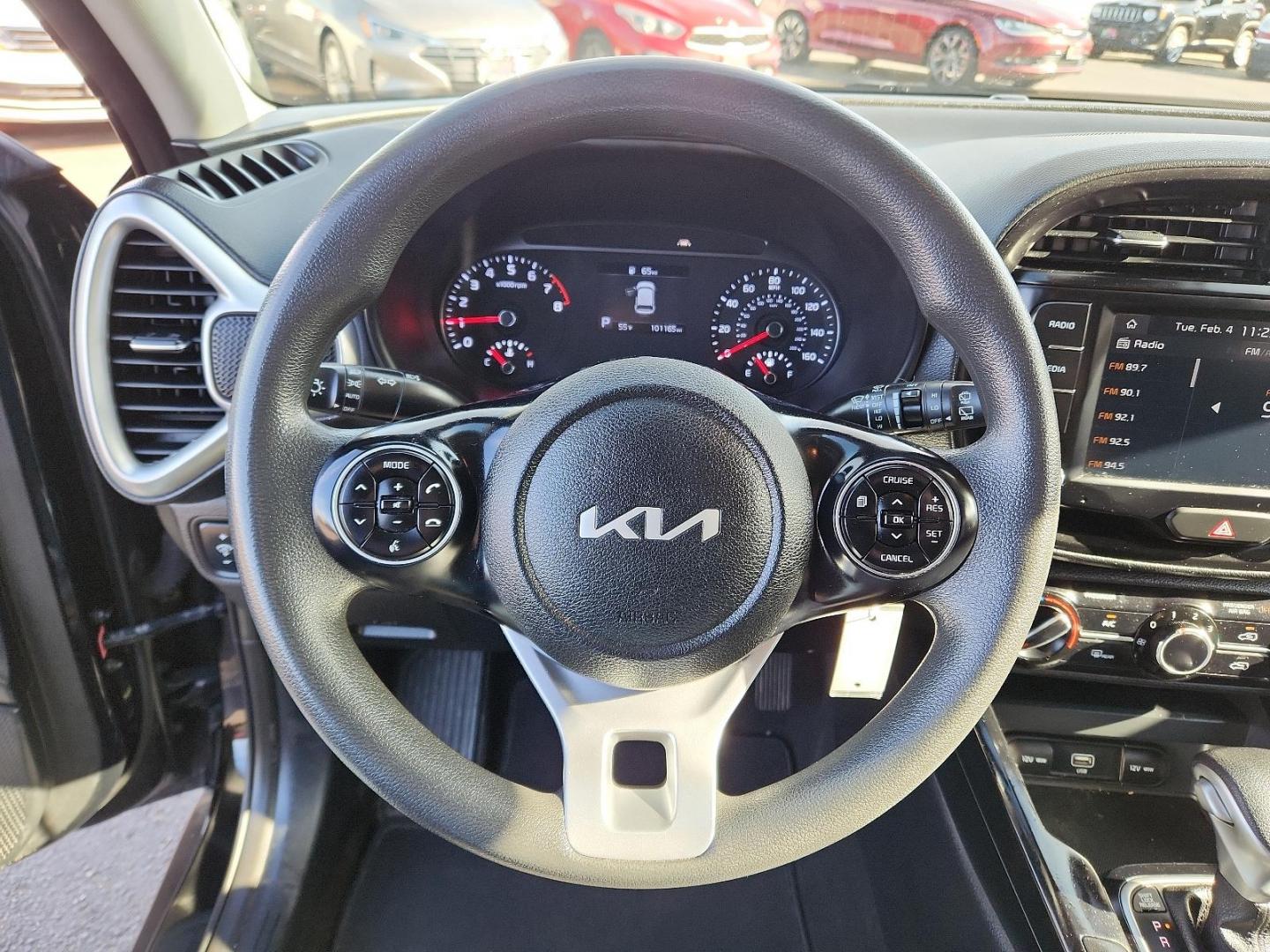 2022 BLACK Kia Soul LX (KNDJ23AU0N7) with an Engine: 2.0L I-4 DOHC Multi Point Injection (MPI) -inc: integrated start/stop engine, located at 4110 Avenue Q, Lubbock, 79412, 33.556553, -101.855820 - 02/08/2025 KEY IN ENVELOPE GOD - Photo#10