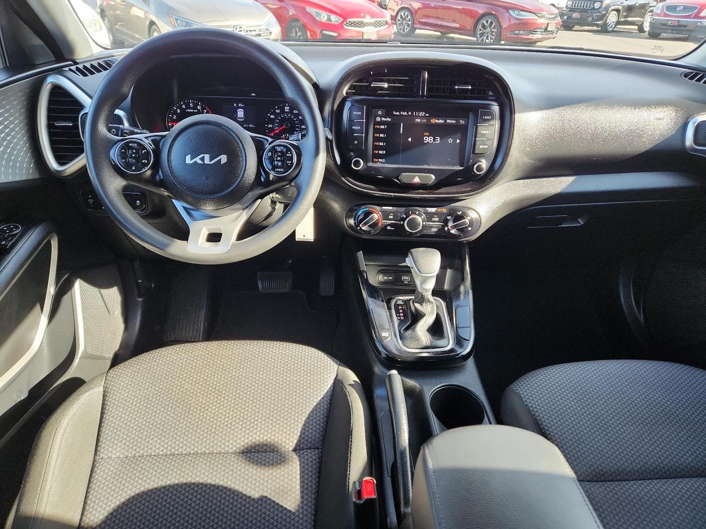 2022 BLACK Kia Soul LX (KNDJ23AU0N7) with an Engine: 2.0L I-4 DOHC Multi Point Injection (MPI) -inc: integrated start/stop engine, located at 4110 Avenue Q, Lubbock, 79412, 33.556553, -101.855820 - 02/08/2025 KEY IN ENVELOPE GOD - Photo#5