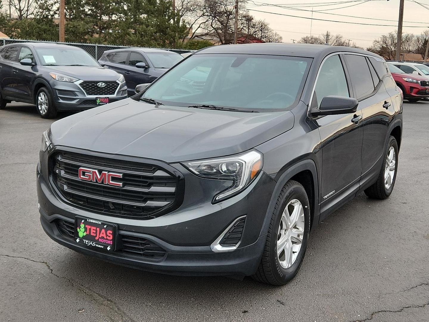 2018 GRAY GMC Terrain SLE (3GKALMEV4JL) with an ENGINE, 1.5L TURBO DOHC 4-CYLINDER, SIDI, VVT engine, located at 4110 Avenue Q, Lubbock, 79412, 33.556553, -101.855820 - 02/05/2025 KEY IN ENVELOPE GOD - Photo#3