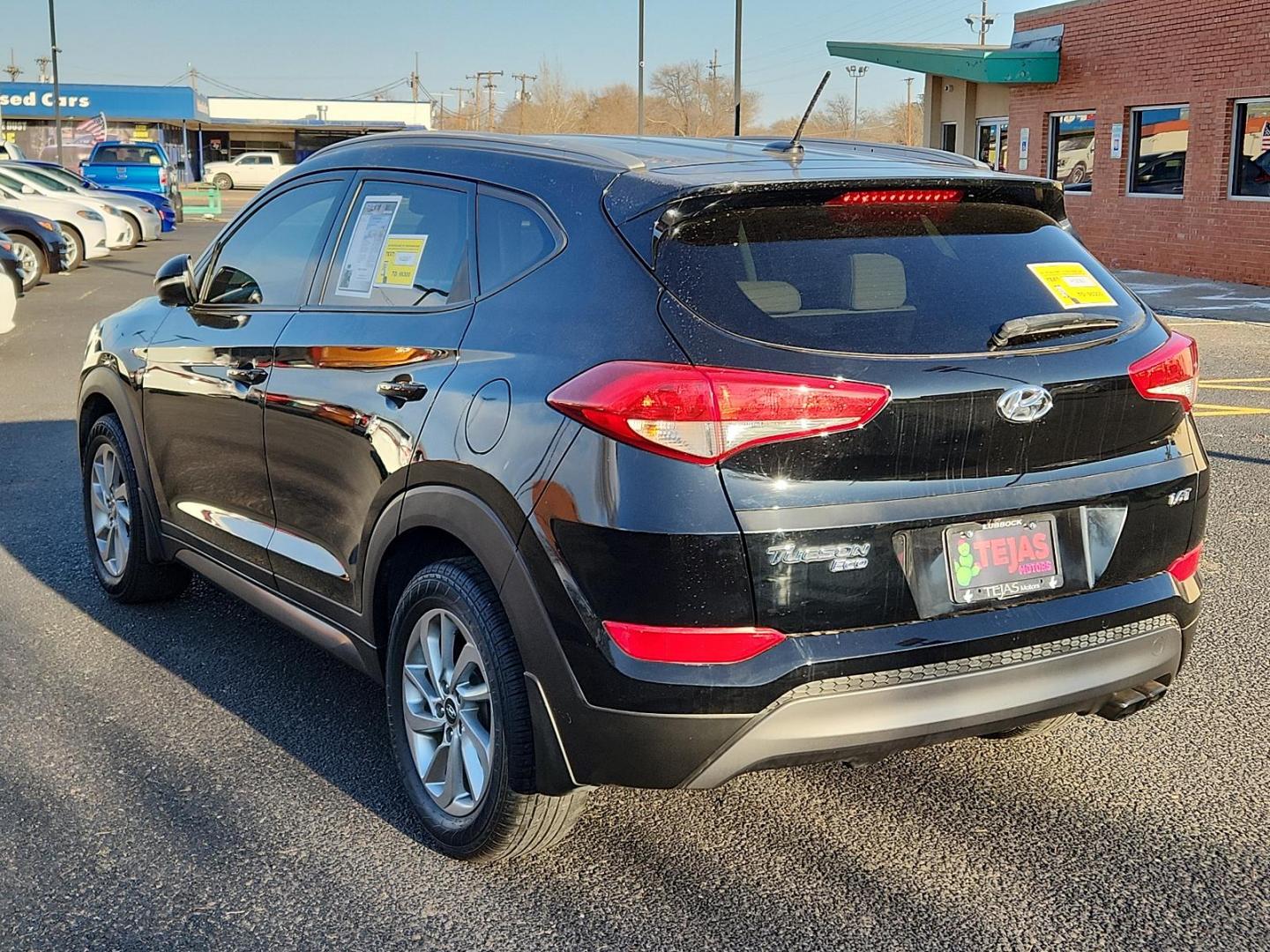 2016 BLACK Hyundai Tucson Eco (KM8J33A25GU) with an Engine: 1.6L GDI Turbo 4-Cylinder engine, located at 4110 Avenue Q, Lubbock, 79412, 33.556553, -101.855820 - 02/08/2025 KEY IN ENVELOPE GOD - Photo#2