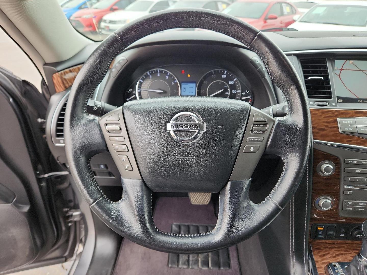 2019 GRAY Nissan Armada SV (JN8AY2ND0K9) with an Engine: 5.6L DOHC 32V Endurance V8 engine, located at 4110 Avenue Q, Lubbock, 79412, 33.556553, -101.855820 - 02/05/2025 KEY IN ENVELOPE GOD - Photo#10