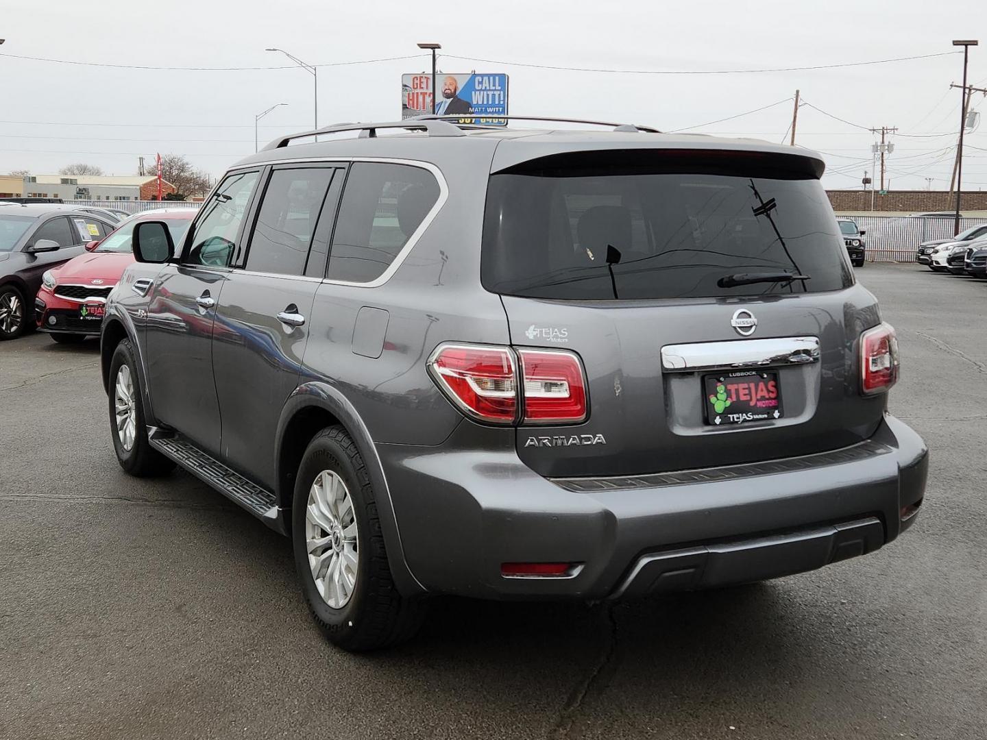 2019 GRAY Nissan Armada SV (JN8AY2ND0K9) with an Engine: 5.6L DOHC 32V Endurance V8 engine, located at 4110 Avenue Q, Lubbock, 79412, 33.556553, -101.855820 - 02/05/2025 KEY IN ENVELOPE GOD - Photo#1