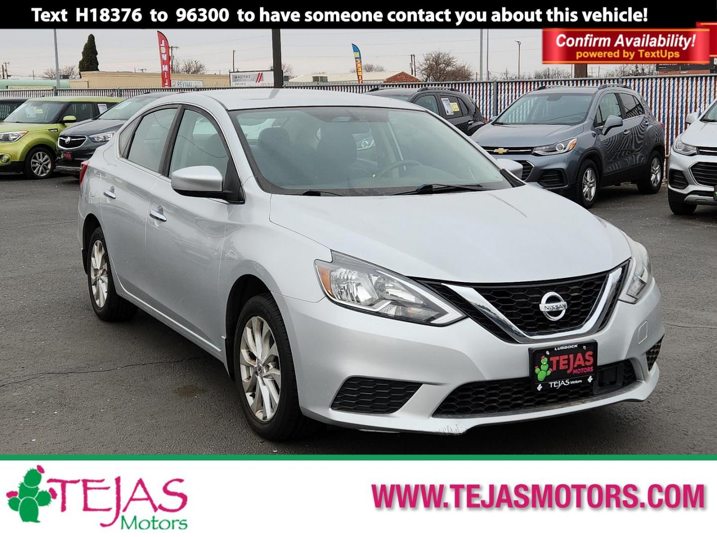 2019 Silver Nissan Sentra S (3N1AB7AP0KY) with an Engine: 1.8L DOHC 16-Valve 4-Cylinder engine, located at 4110 Avenue Q, Lubbock, 79412, 33.556553, -101.855820 - Photo#0