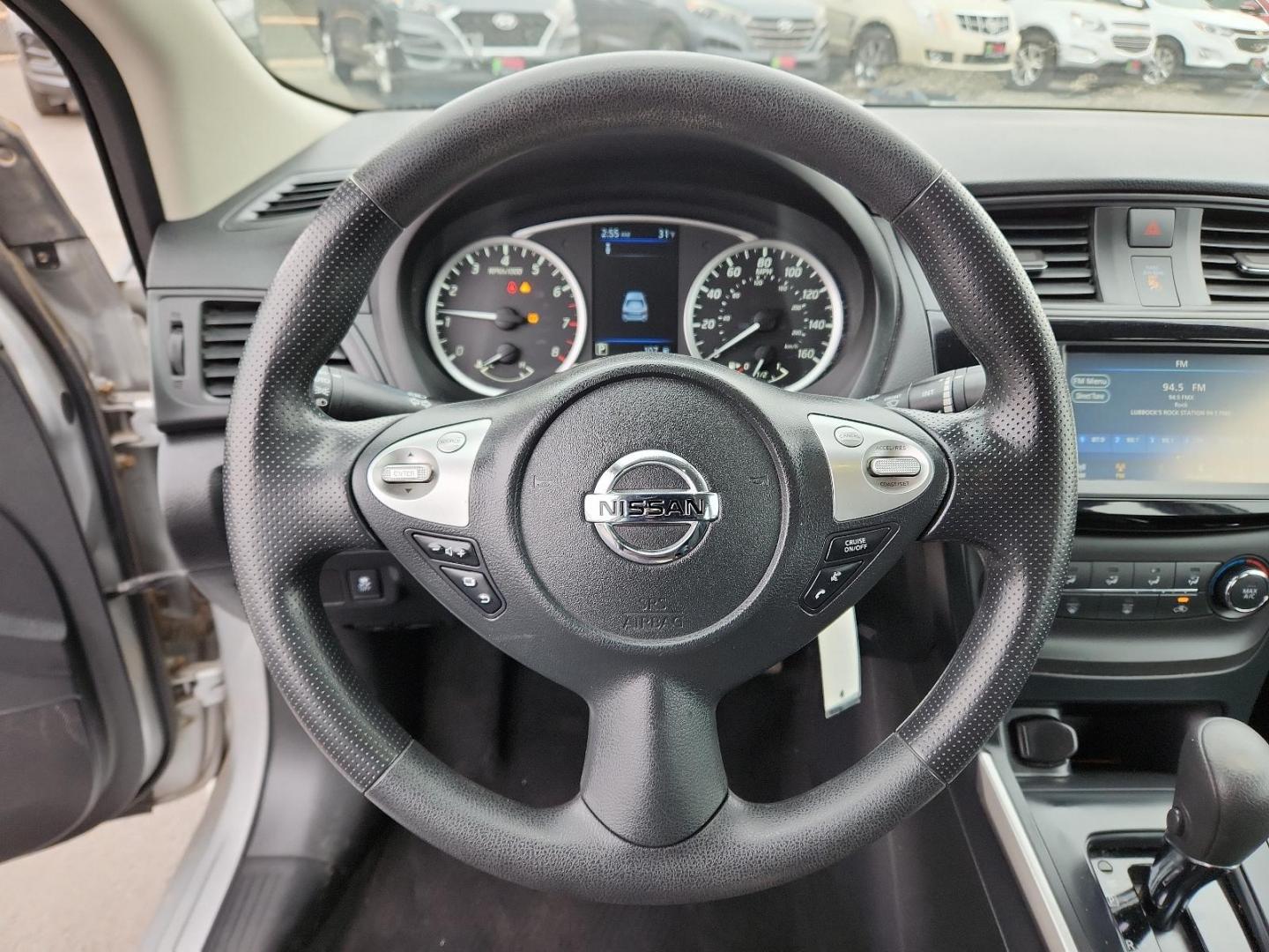 2019 Silver Nissan Sentra S (3N1AB7AP0KY) with an Engine: 1.8L DOHC 16-Valve 4-Cylinder engine, located at 4110 Avenue Q, Lubbock, 79412, 33.556553, -101.855820 - Photo#10