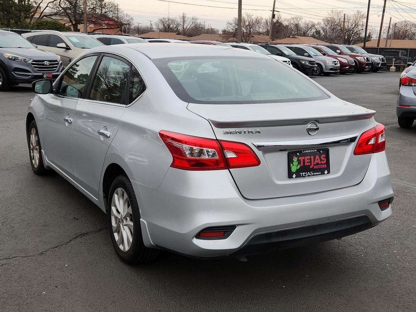 2019 Silver Nissan Sentra S (3N1AB7AP0KY) with an Engine: 1.8L DOHC 16-Valve 4-Cylinder engine, located at 4110 Avenue Q, Lubbock, 79412, 33.556553, -101.855820 - Photo#2