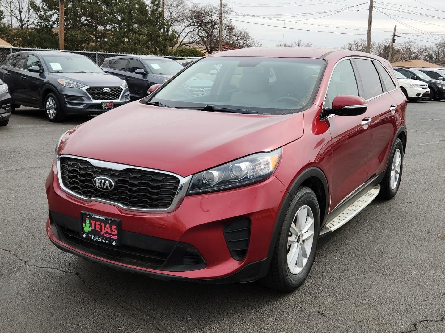 2020 RED Kia Sorento LX (5XYPG4A30LG) with an Engine: 2.4L GDI Dual CVVT DOHC 16V I4 engine, located at 4110 Avenue Q, Lubbock, 79412, 33.556553, -101.855820 - 02/08/2025 KEY IN ENVELOPE GOD - Photo#3