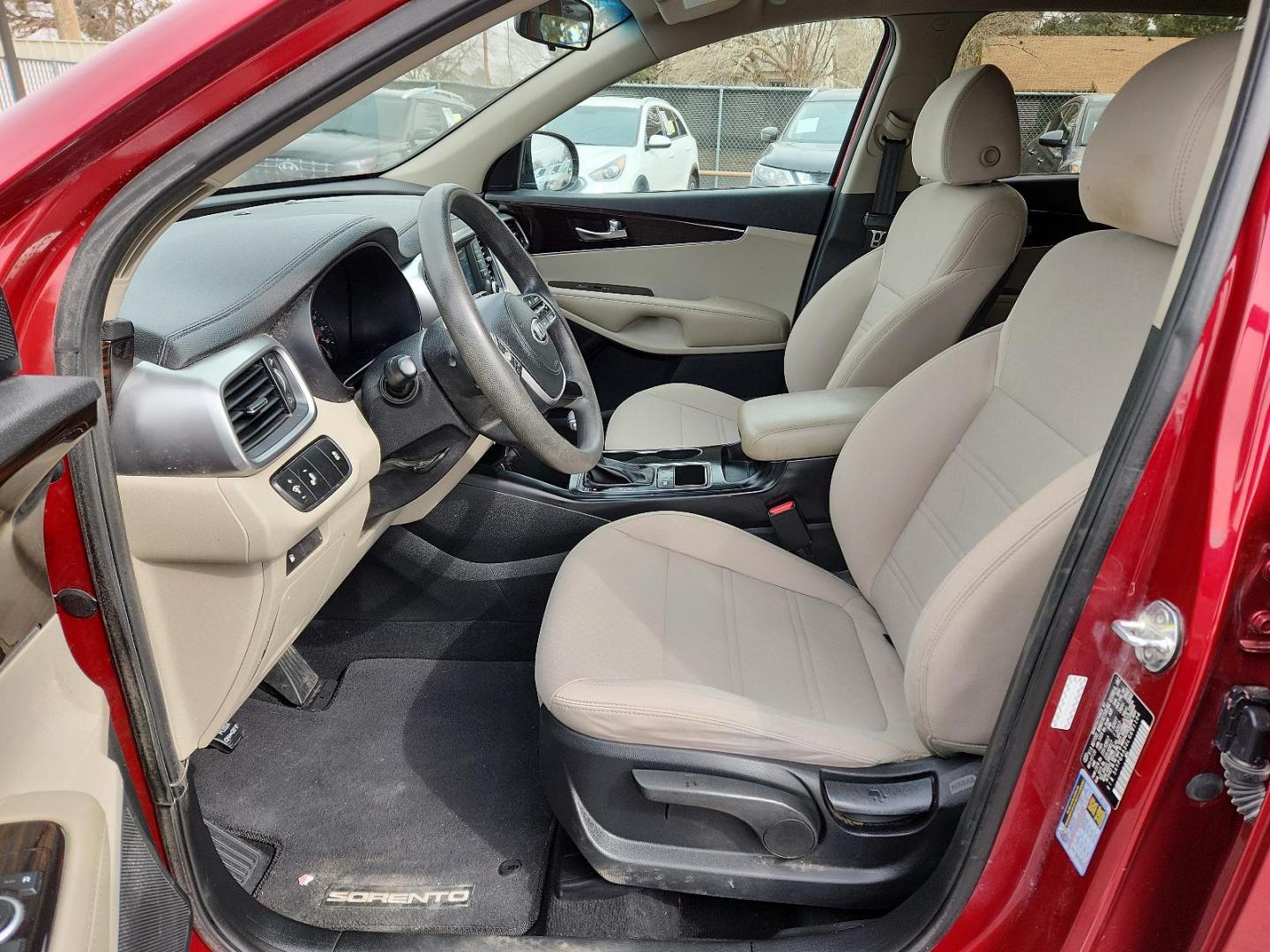 2020 RED Kia Sorento LX (5XYPG4A30LG) with an Engine: 2.4L GDI Dual CVVT DOHC 16V I4 engine, located at 4110 Avenue Q, Lubbock, 79412, 33.556553, -101.855820 - 02/08/2025 KEY IN ENVELOPE GOD - Photo#6