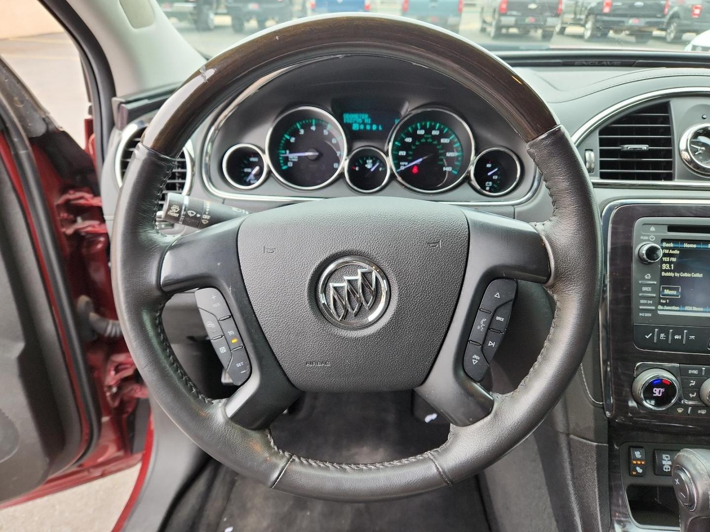 2017 Red Buick Enclave Premium (5GAKRCKD0HJ) with an ENGINE, 3.6L VARIABLE VALVE TIMING V6 WITH SIDI (SPARK IGNITION DIRECT INJECTION), DOHC engine, located at 4110 Avenue Q, Lubbock, 79412, 33.556553, -101.855820 - 02/08/2025 KEY IN ENVELOPE GOD - Photo#10