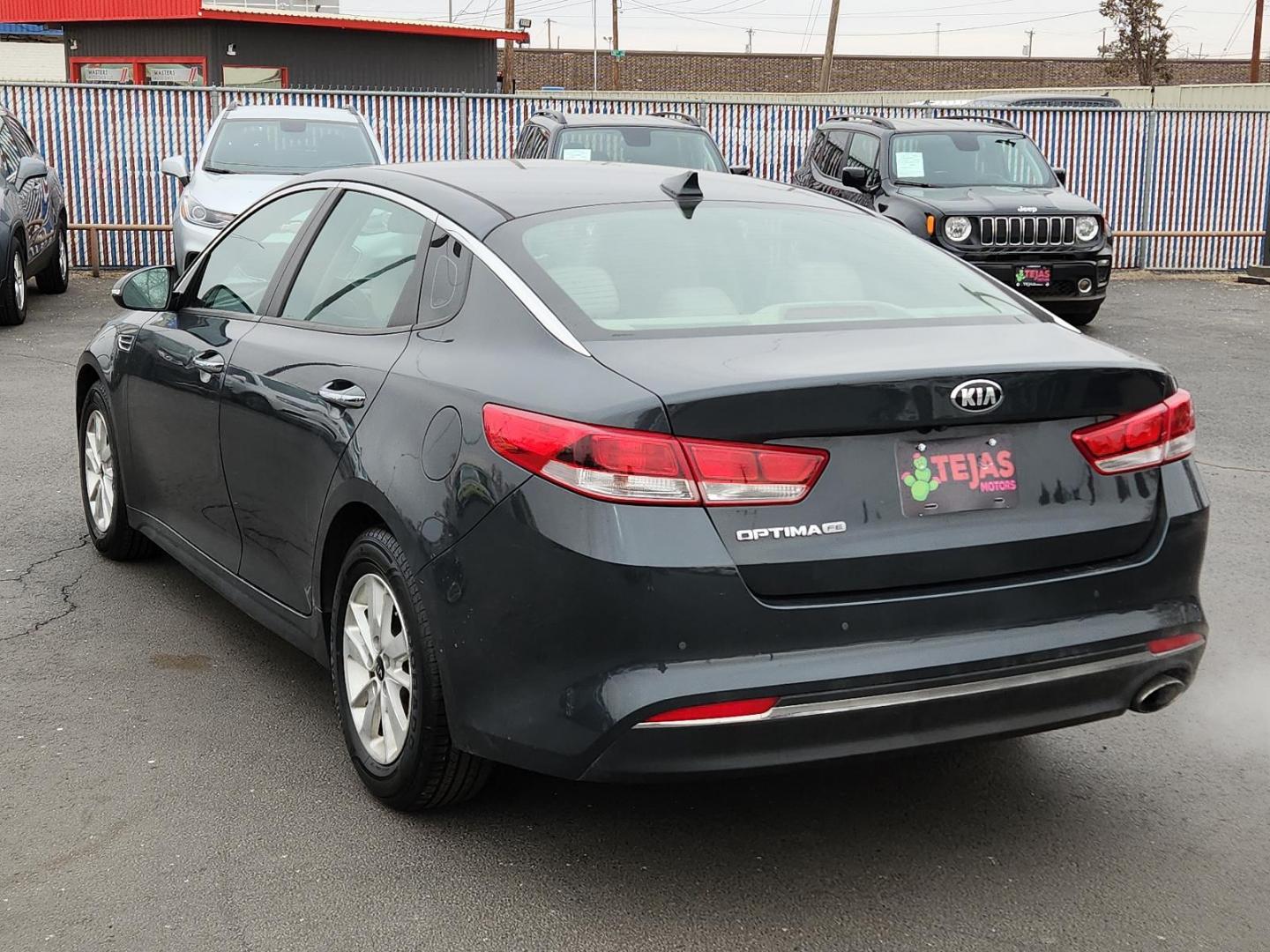 2016 GRAY Kia Optima LX (5XXGT4L3XGG) with an Engine: 2.4L DOHC I4 GDI engine, located at 4110 Avenue Q, Lubbock, 79412, 33.556553, -101.855820 - 02/13/2025 KEY IN ENVELOPE GOD - Photo#2