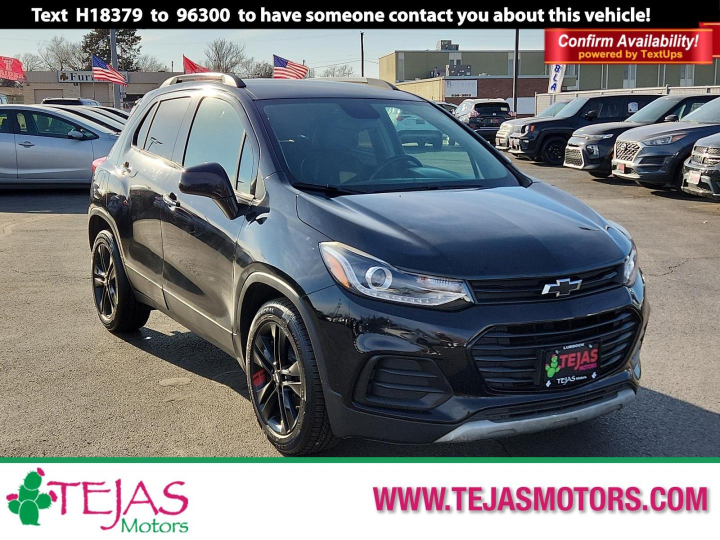 2019 BLACK Chevrolet Trax LT (3GNCJLSB2KL) with an ENGINE, ECOTEC TURBO 1.4L VARIABLE VALVE TIMING DOHC 4-CYLINDER SEQUENTIAL MFI engine, located at 4110 Avenue Q, Lubbock, 79412, 33.556553, -101.855820 - 02/13/2025 KEY IN ENVELOPE GOD - Photo#0